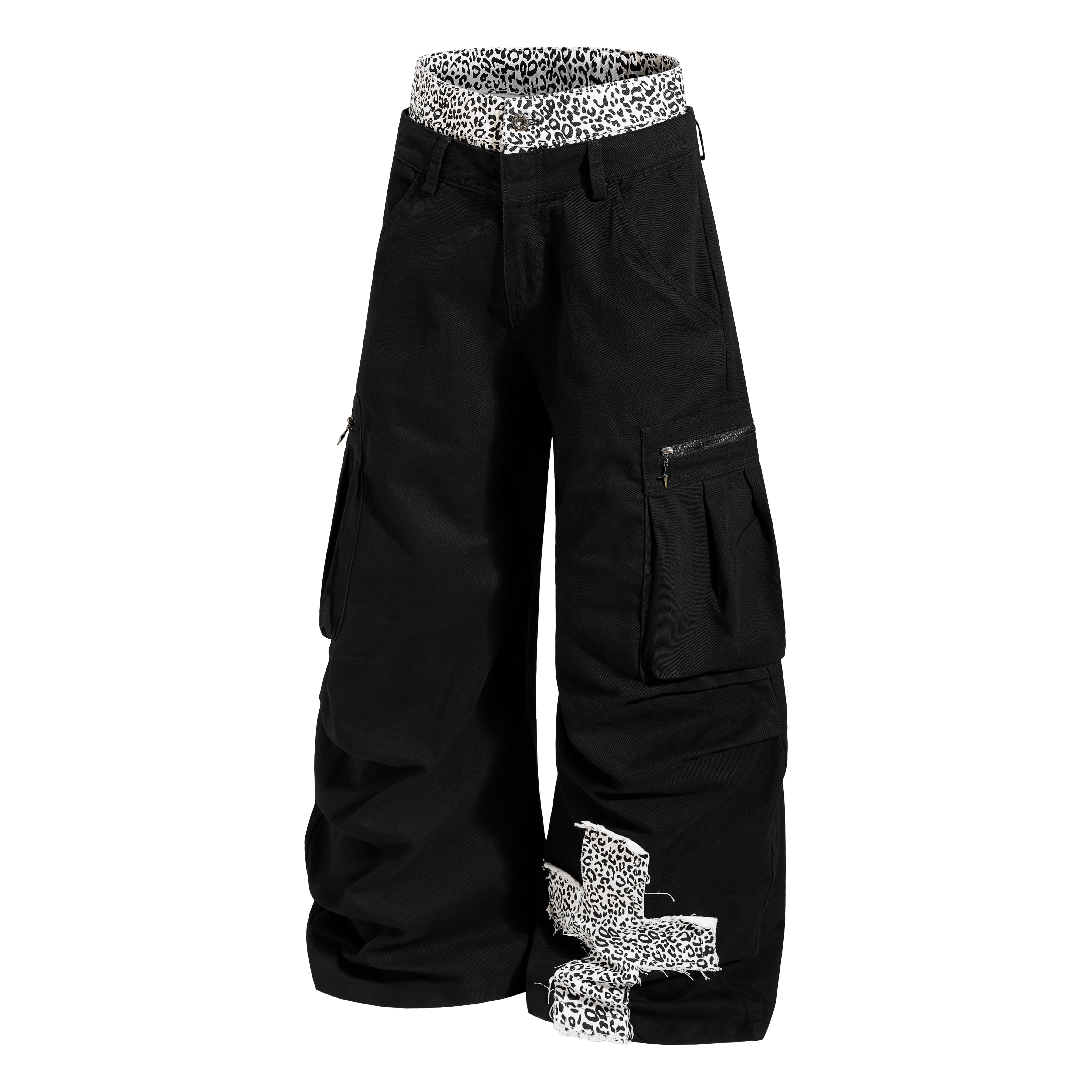 Omirad Leopard Cross Utility Pants