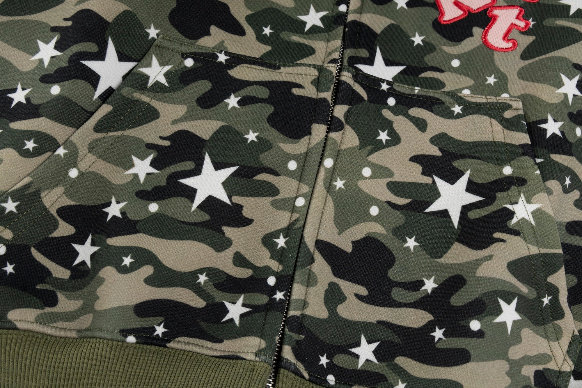 Omirad Camo Kitty Ear Zip Hoodie