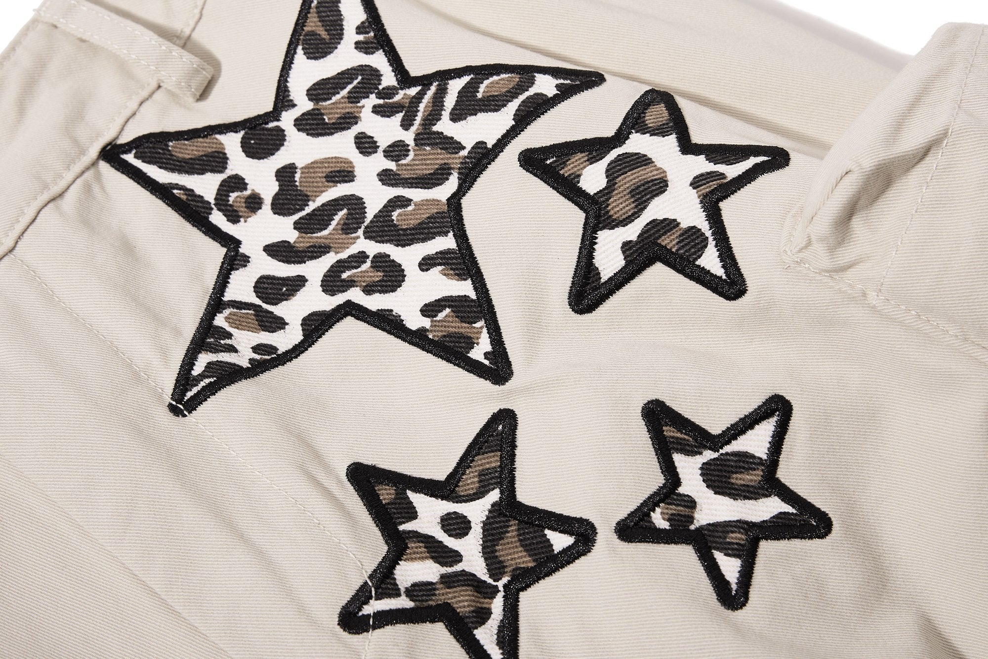 Omirad Leopard Star Multi-Pocket Cargo Pants