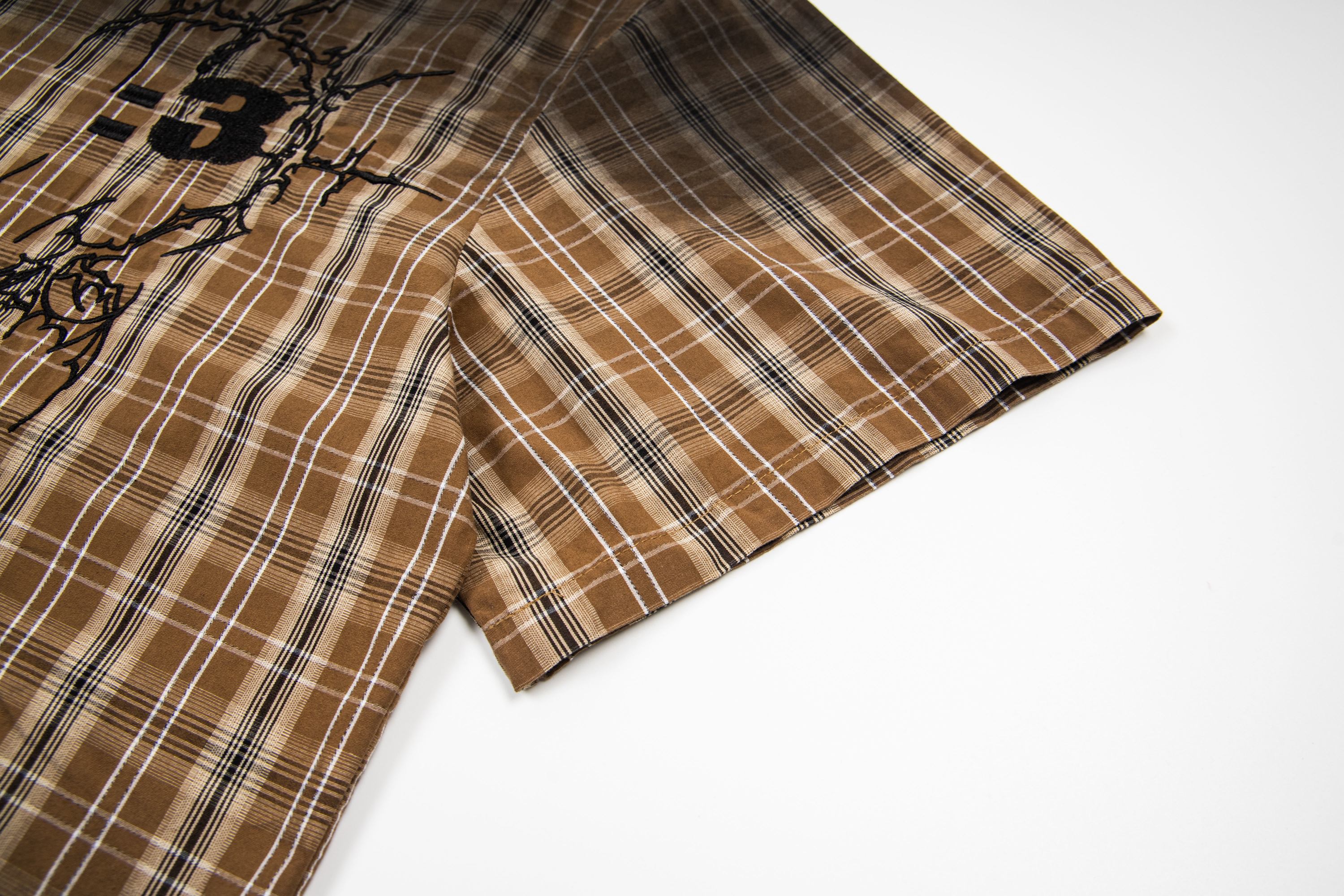 Omirad Vintage Plaid Graphic Shirt