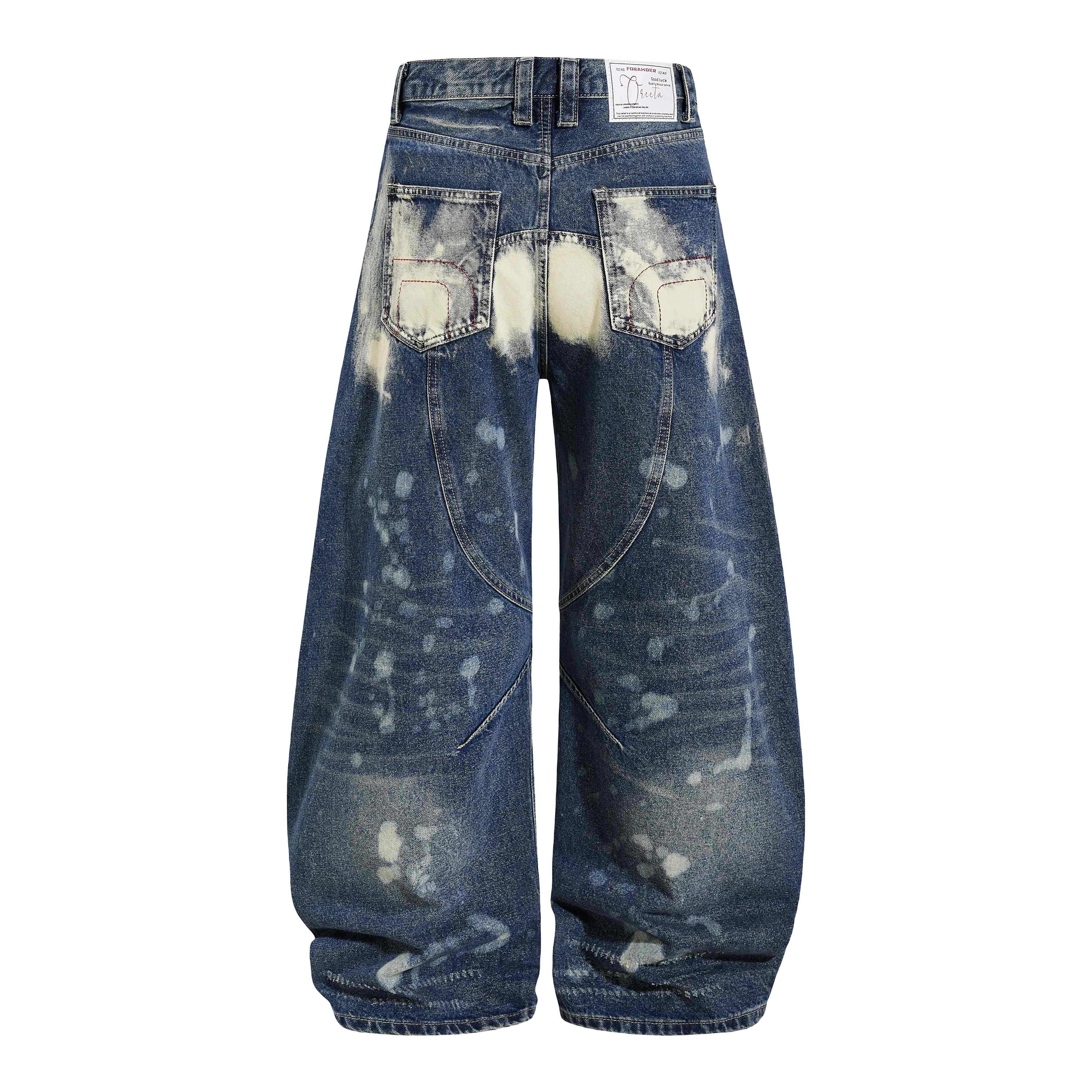 Omirad “Grommet Washed Balloon Jeans