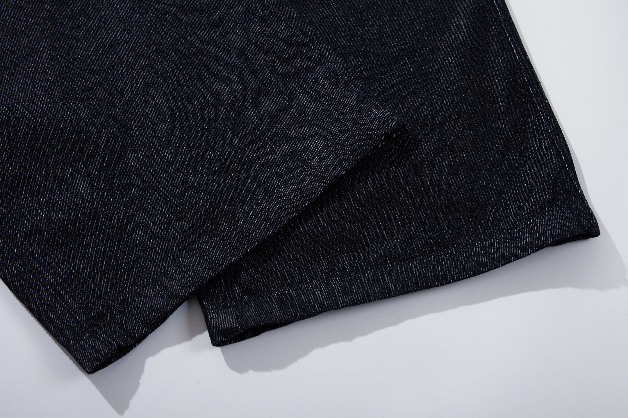Omirad Panel Construction Wide Leg Denim Pants