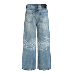 Omirad Washed Wide-Leg Denim Jeans