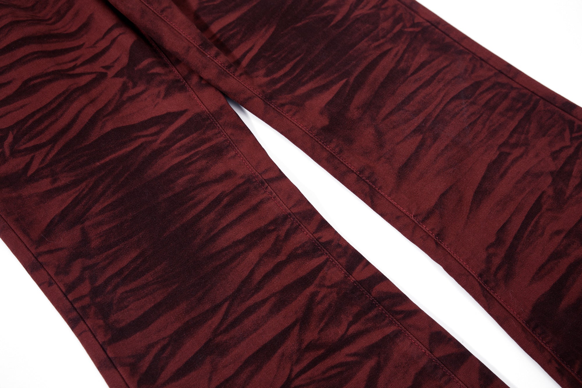 Omirad Tiger-Pattern Flared Pants
