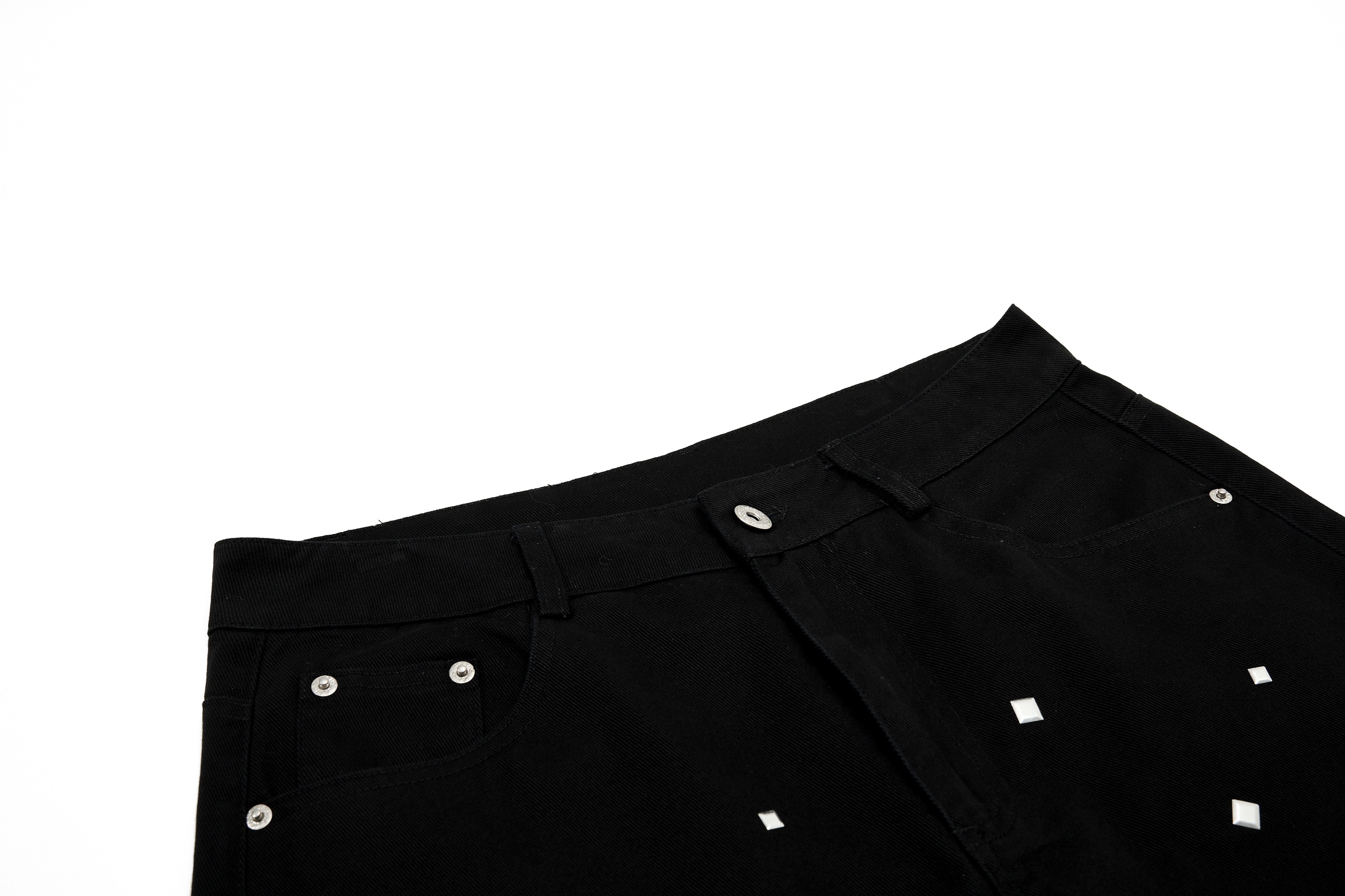 Omirad Stud Detail Wide-Leg Pants