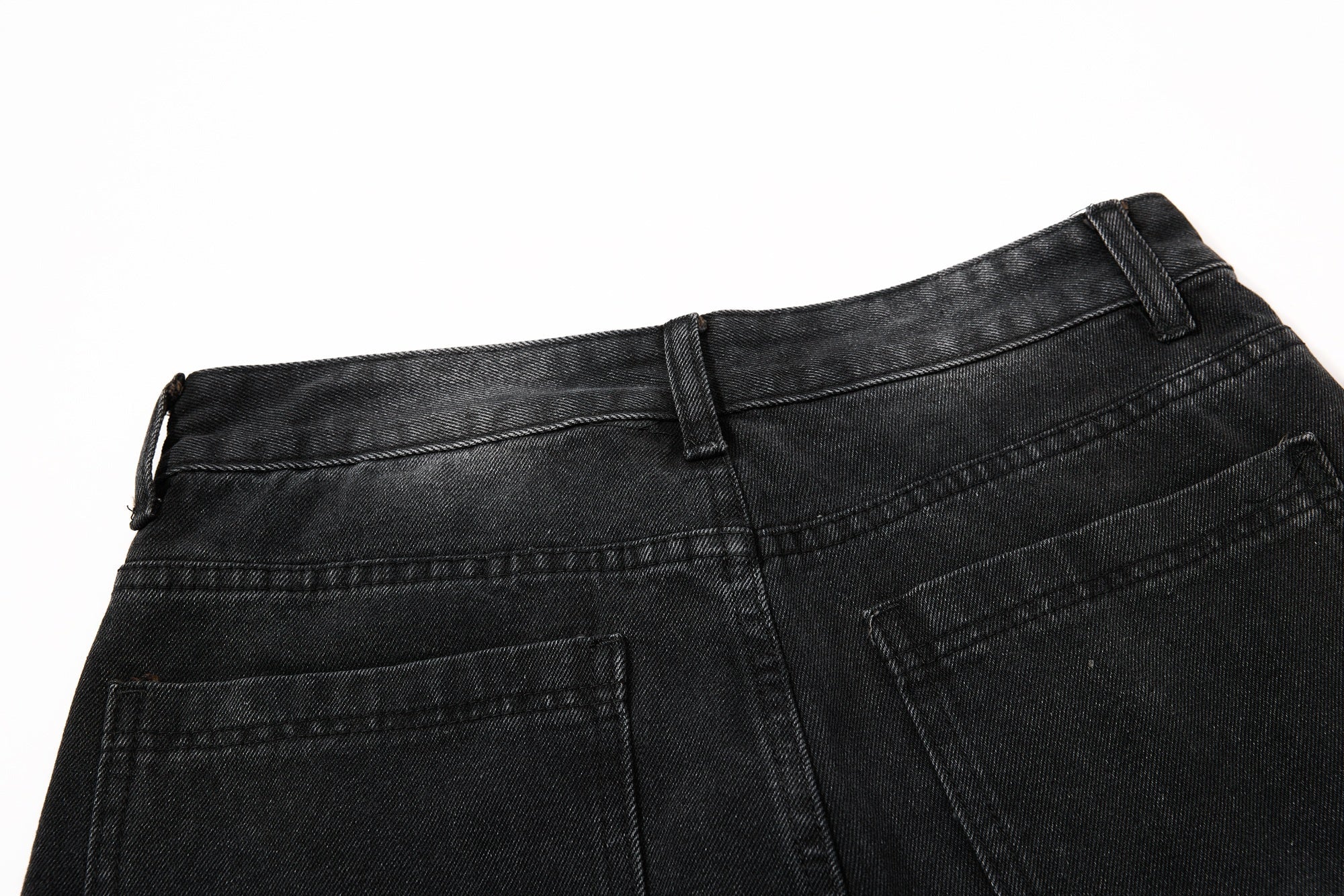 Omirad Studded Wide-Leg Denim Jeans