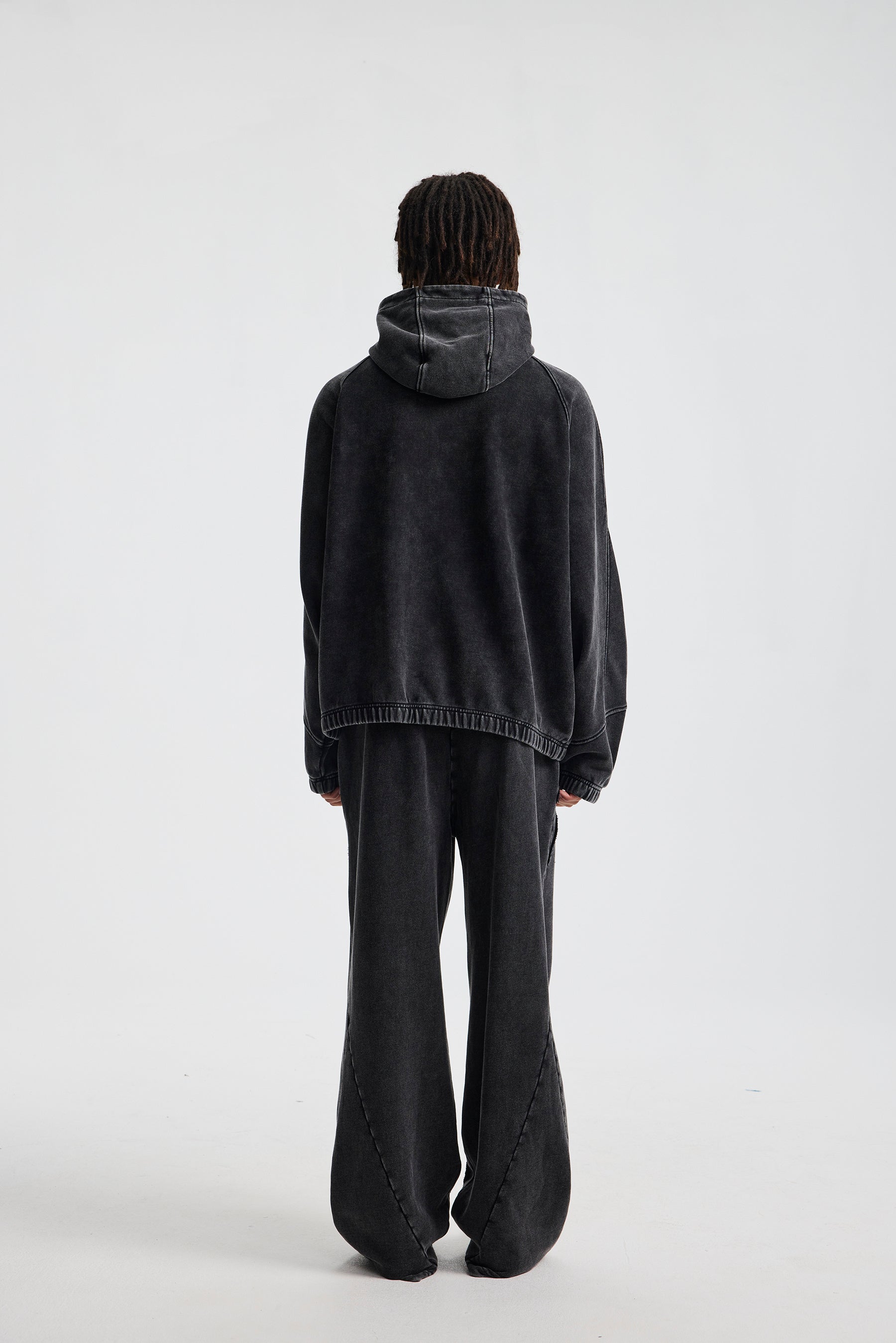 Omirad Curved-Seam Full-Zip Hoodie