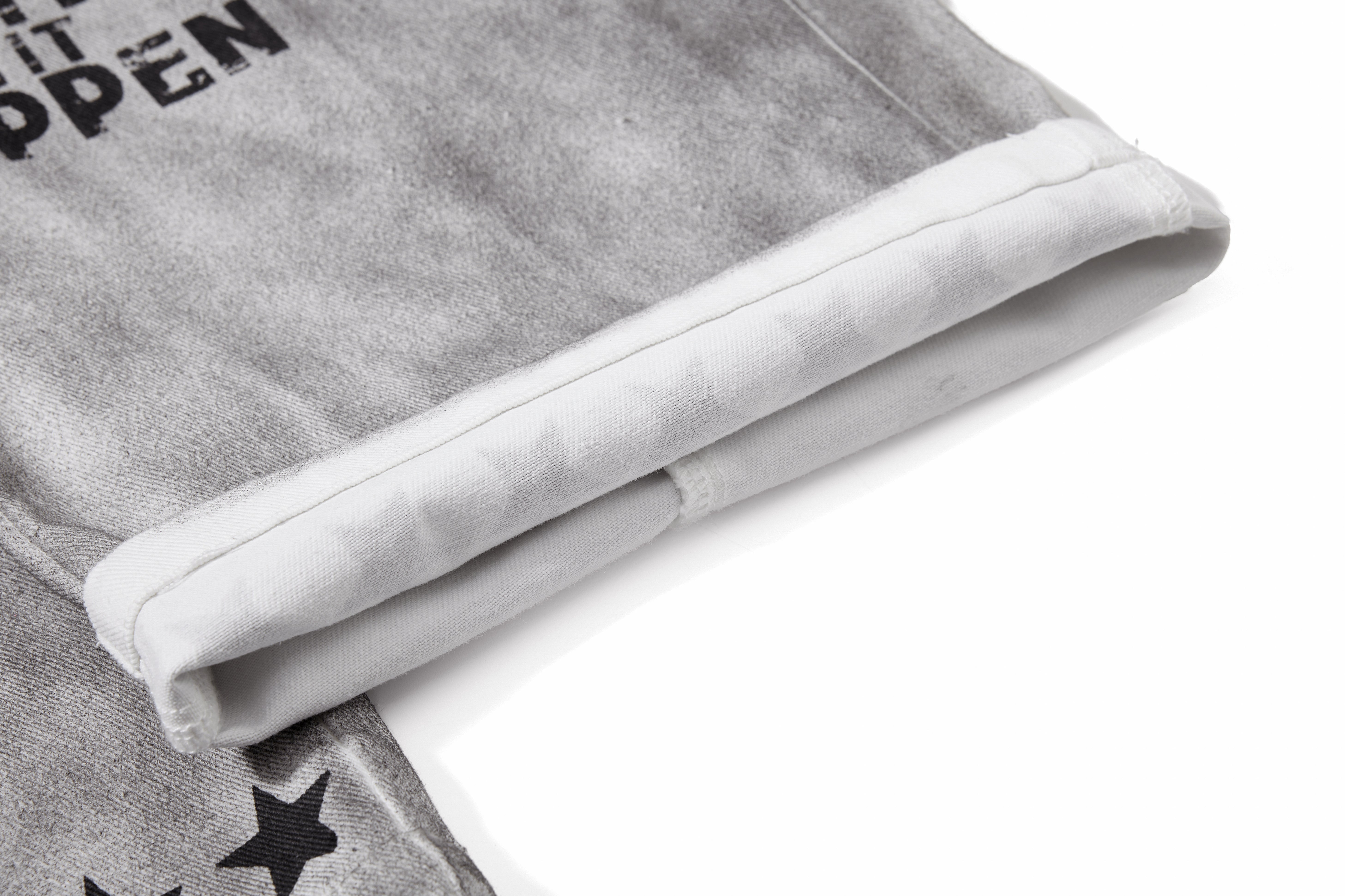 Omirad Graphic Washed Wide-Leg Pants