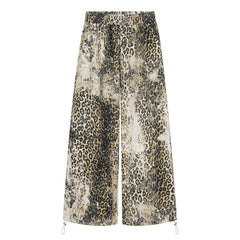 Omirad Leopard Print Wide-Leg Pants