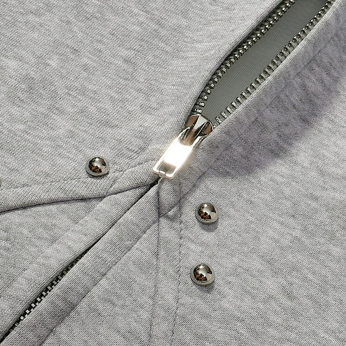 Omirad Studded Arc Zip Hoodie*