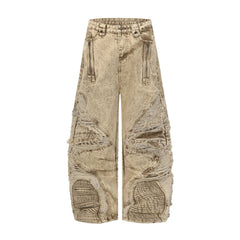 Omirad “Vintage Distressed Panel Jeans”