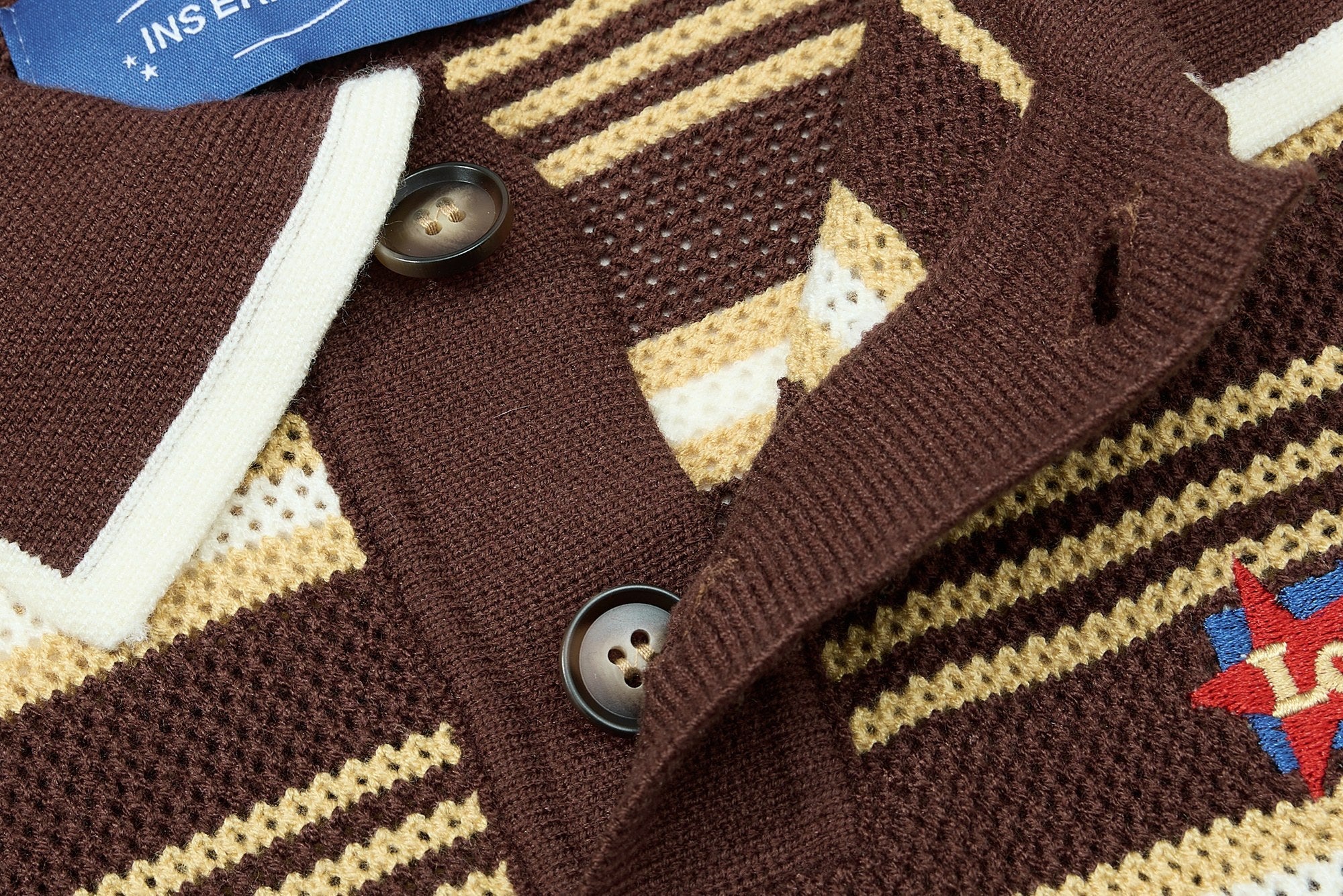 Omirad “Retro Stripe Knit Polo”