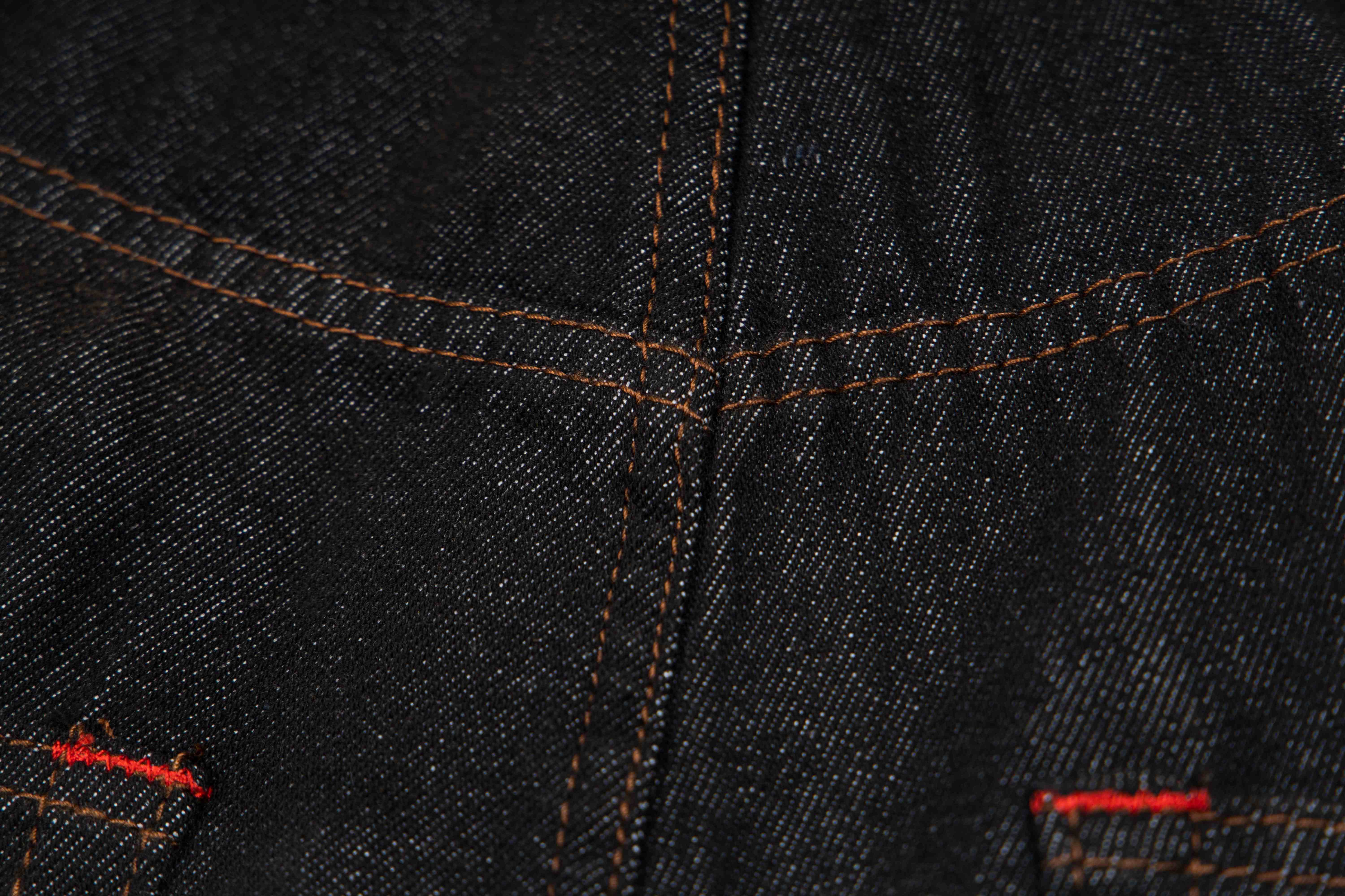 Omirad Hook Closure Wide-Leg Denim Pants