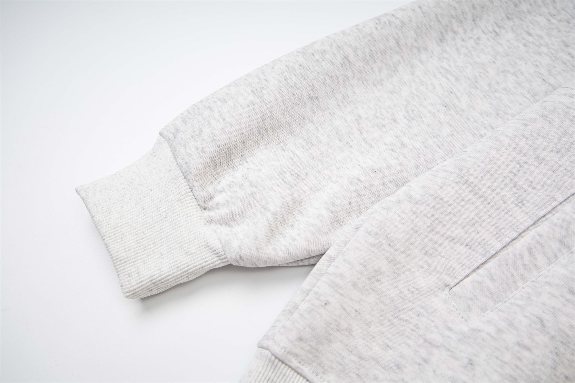Omirad Plaid-Lined Minimal Zip Hoodie