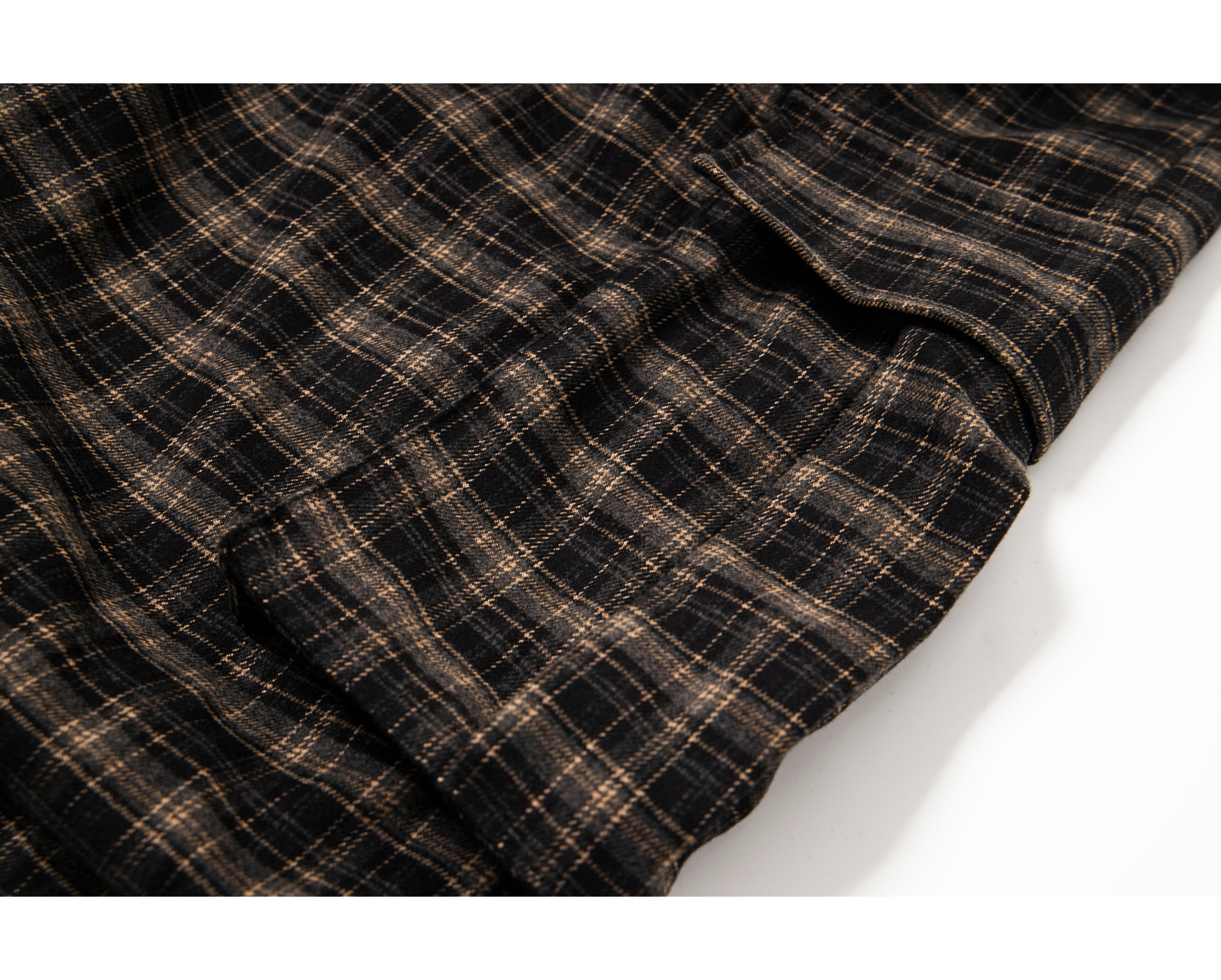 Omirad Plaid Cargo Shorts