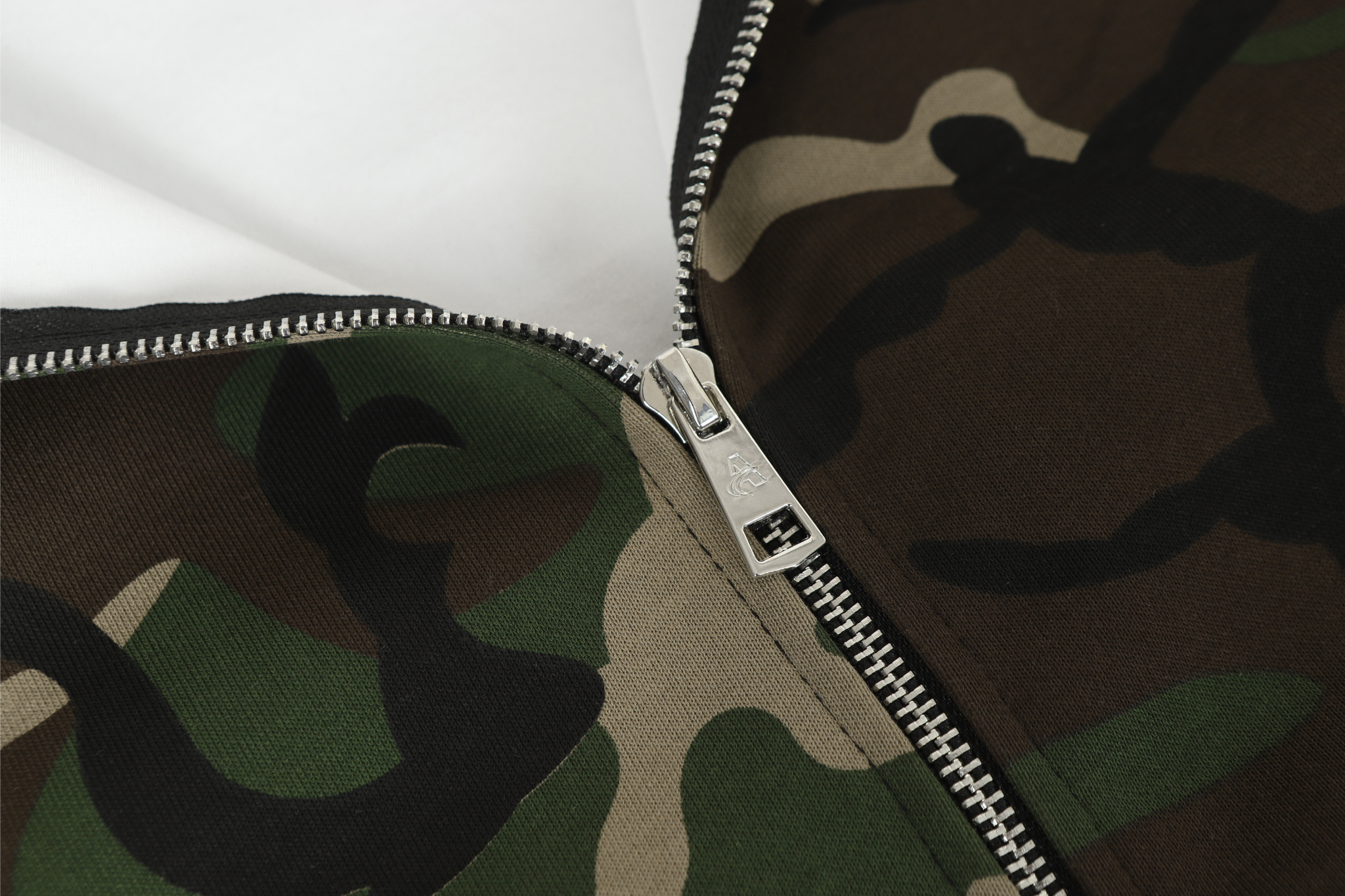 Omirad Camo Angel Graphic Zip Hoodie