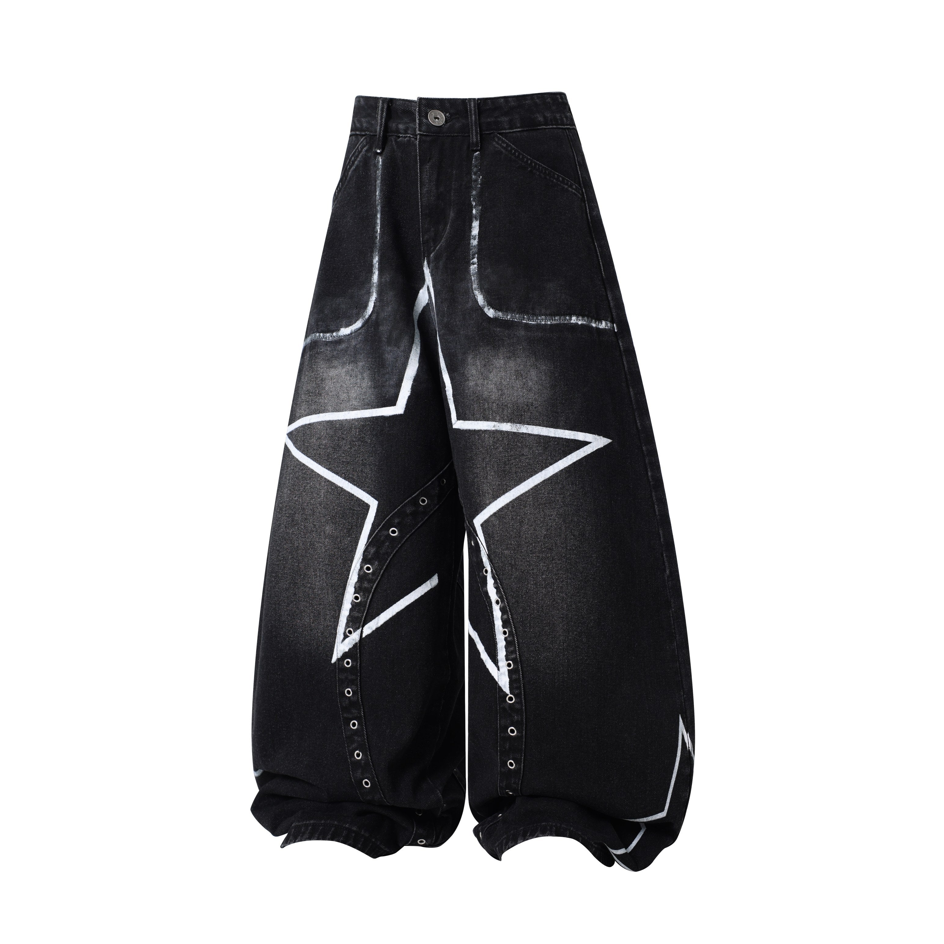 Omirad Star Fade Baggy Jeans
