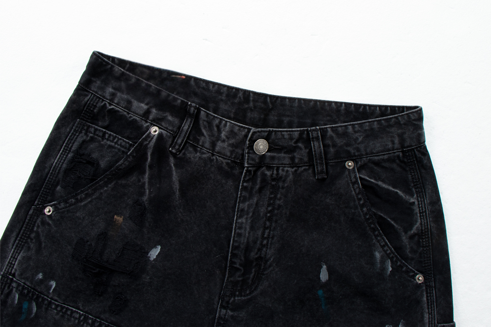 Omirad Distressed Workwear Denim Pants