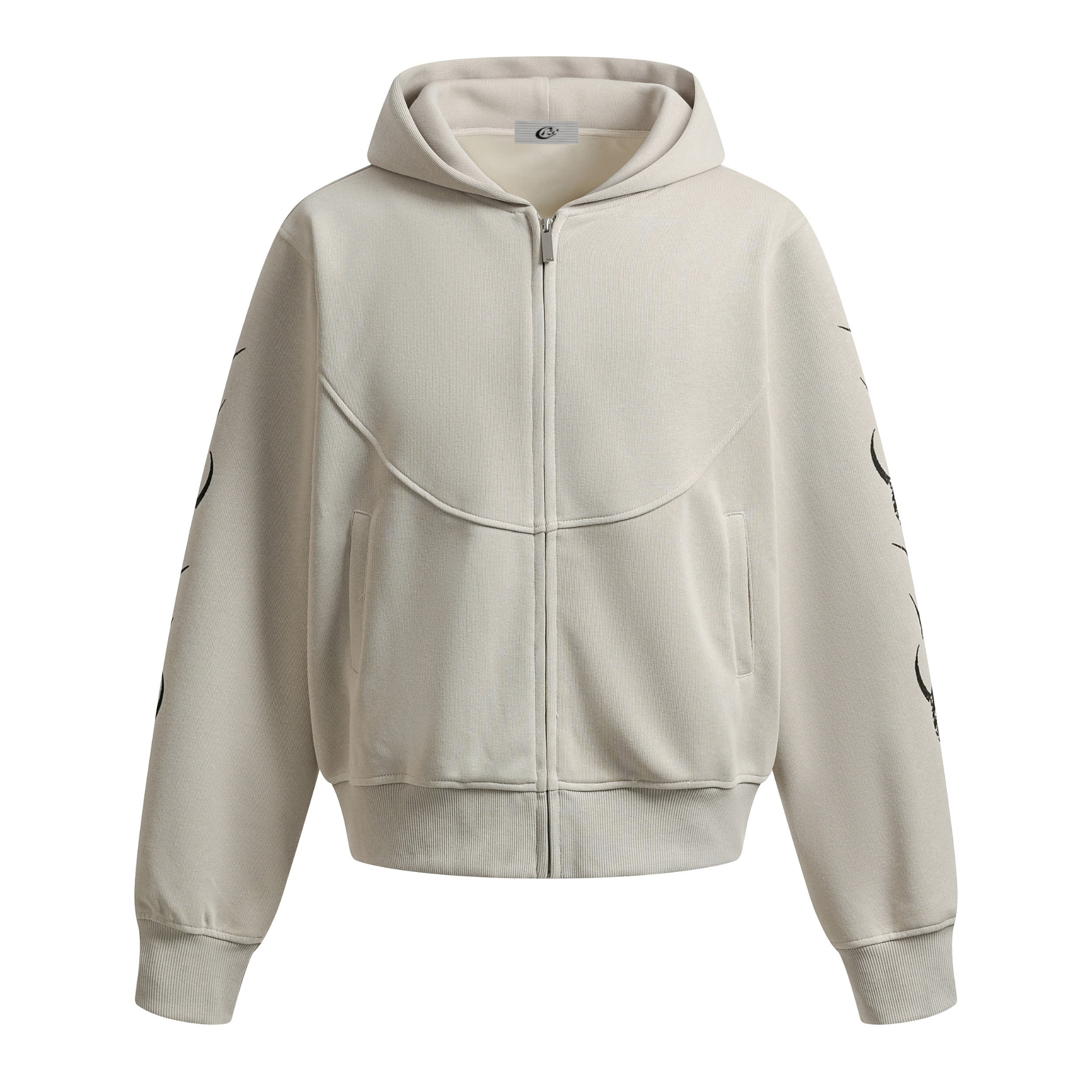 Omirad Tribal Curve Zip Hoodie