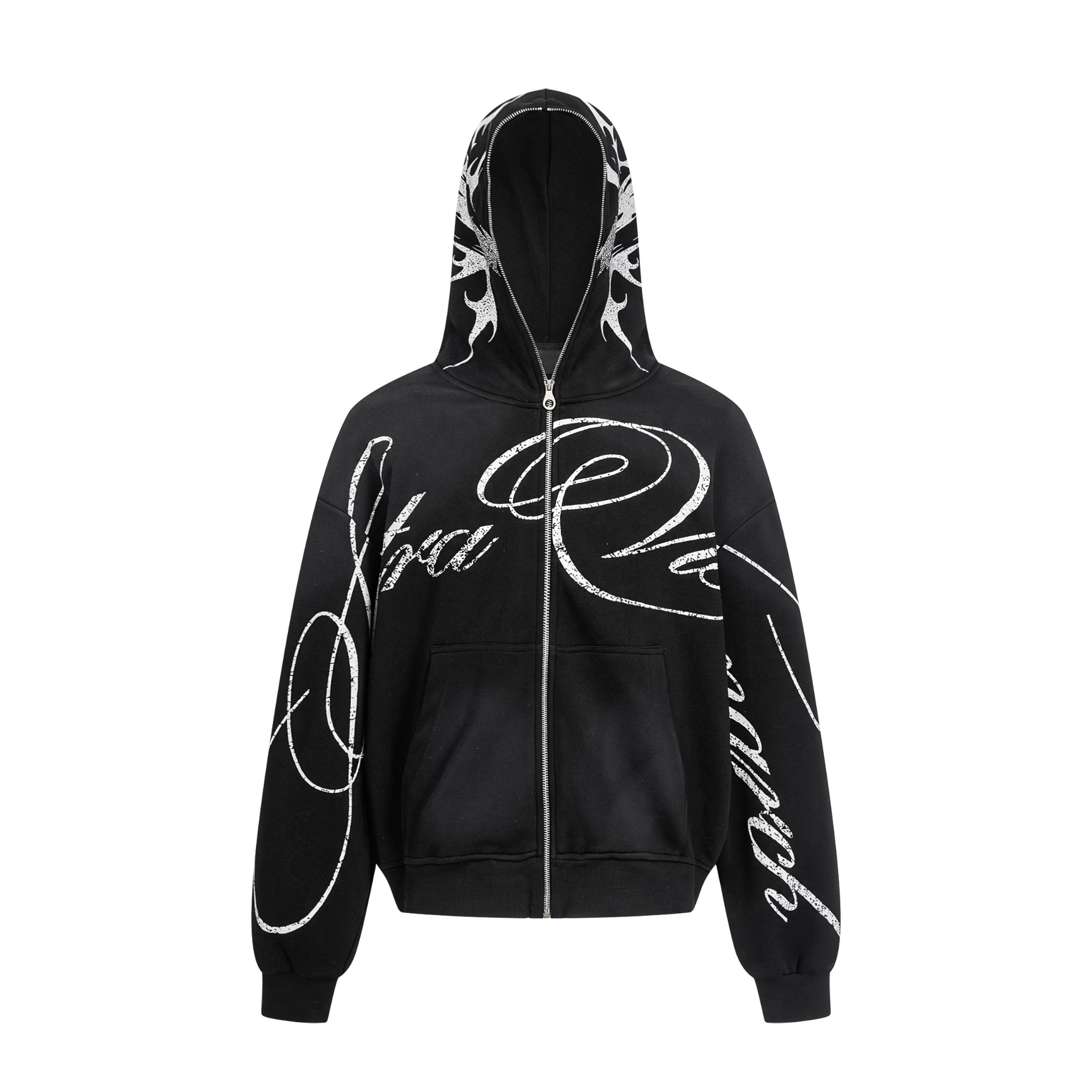 Omirad Full-Script Zip Hoodie
