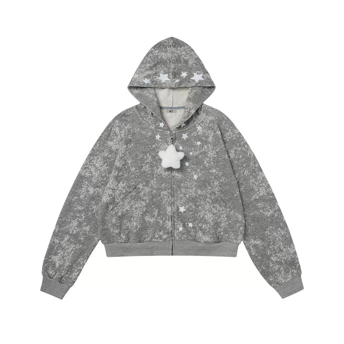 Omirad Starburst Fleece-Lined Zip Hoodie