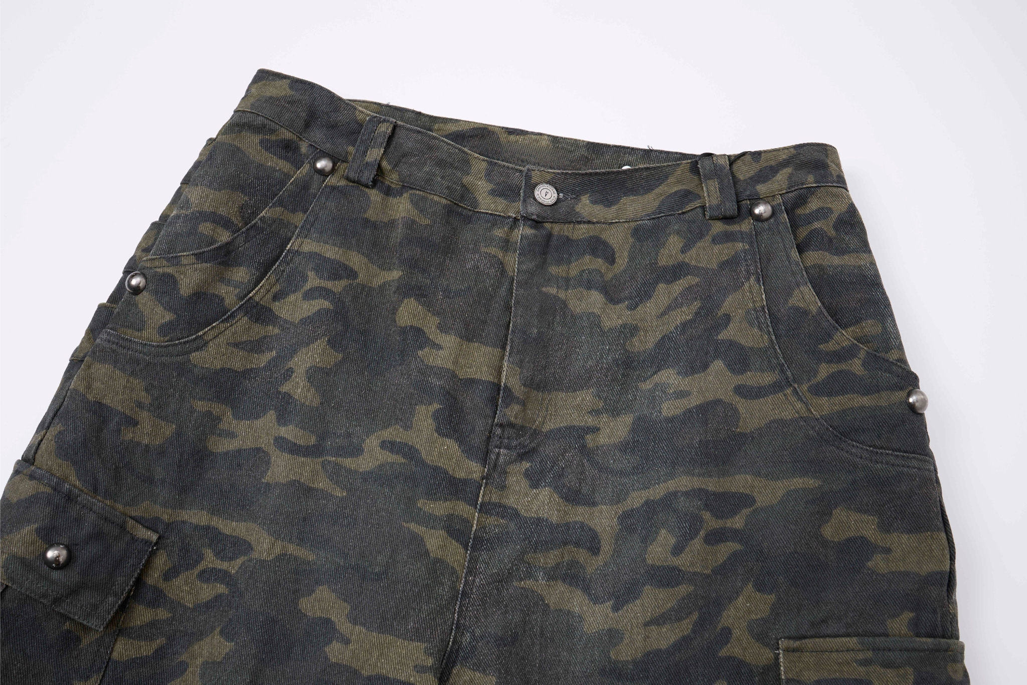 Omirad Camo Wide-Leg Cargo Pants