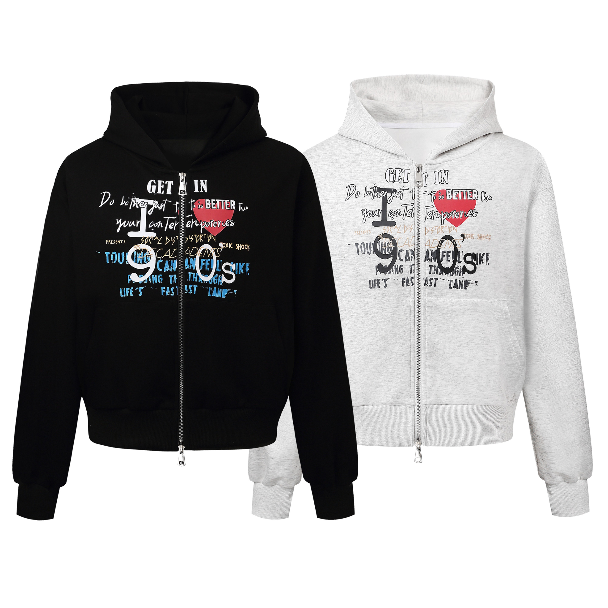 Omirad Graphic Zip Hoodie
