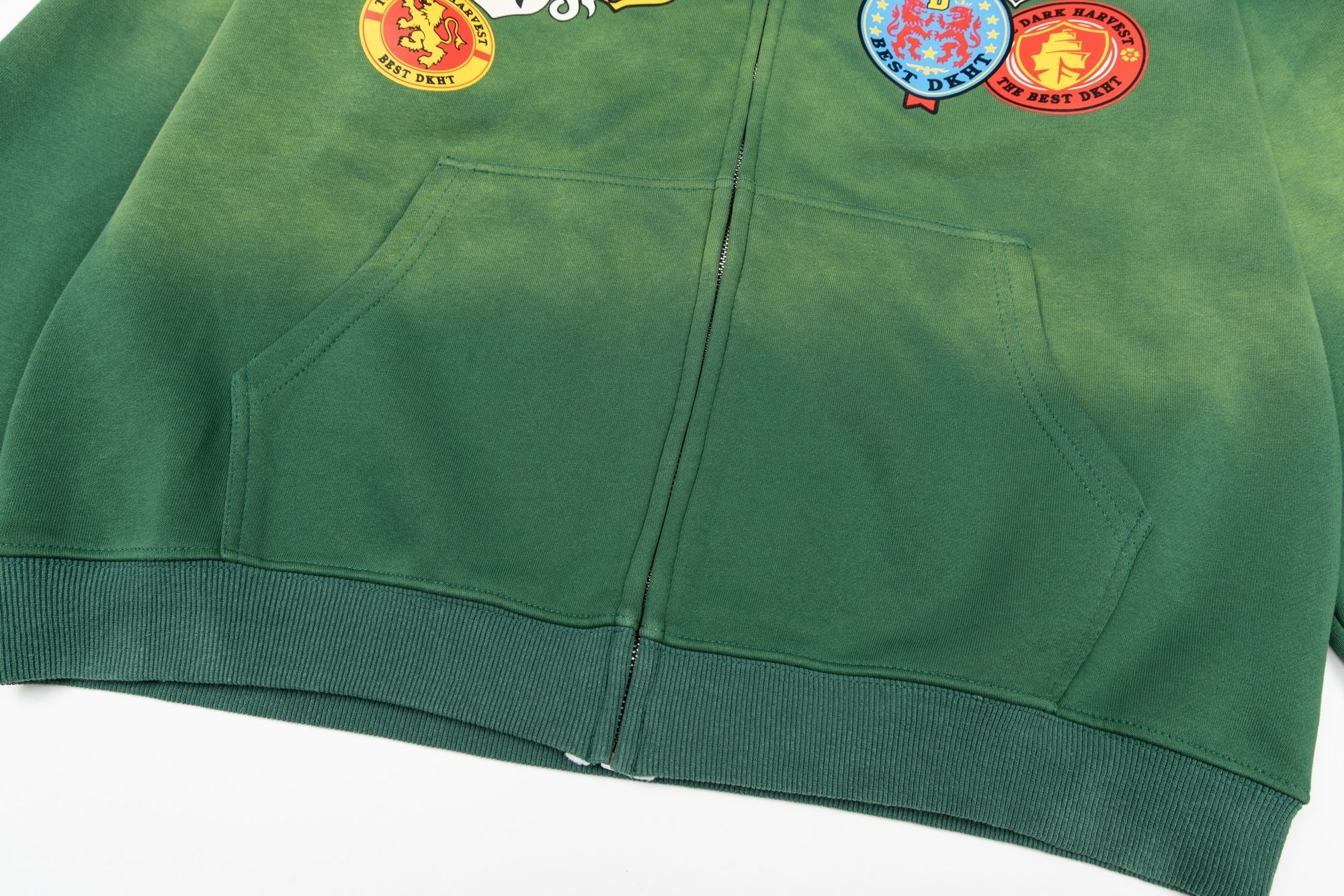 Omirad Crest Patch Zip-Up Hoodie