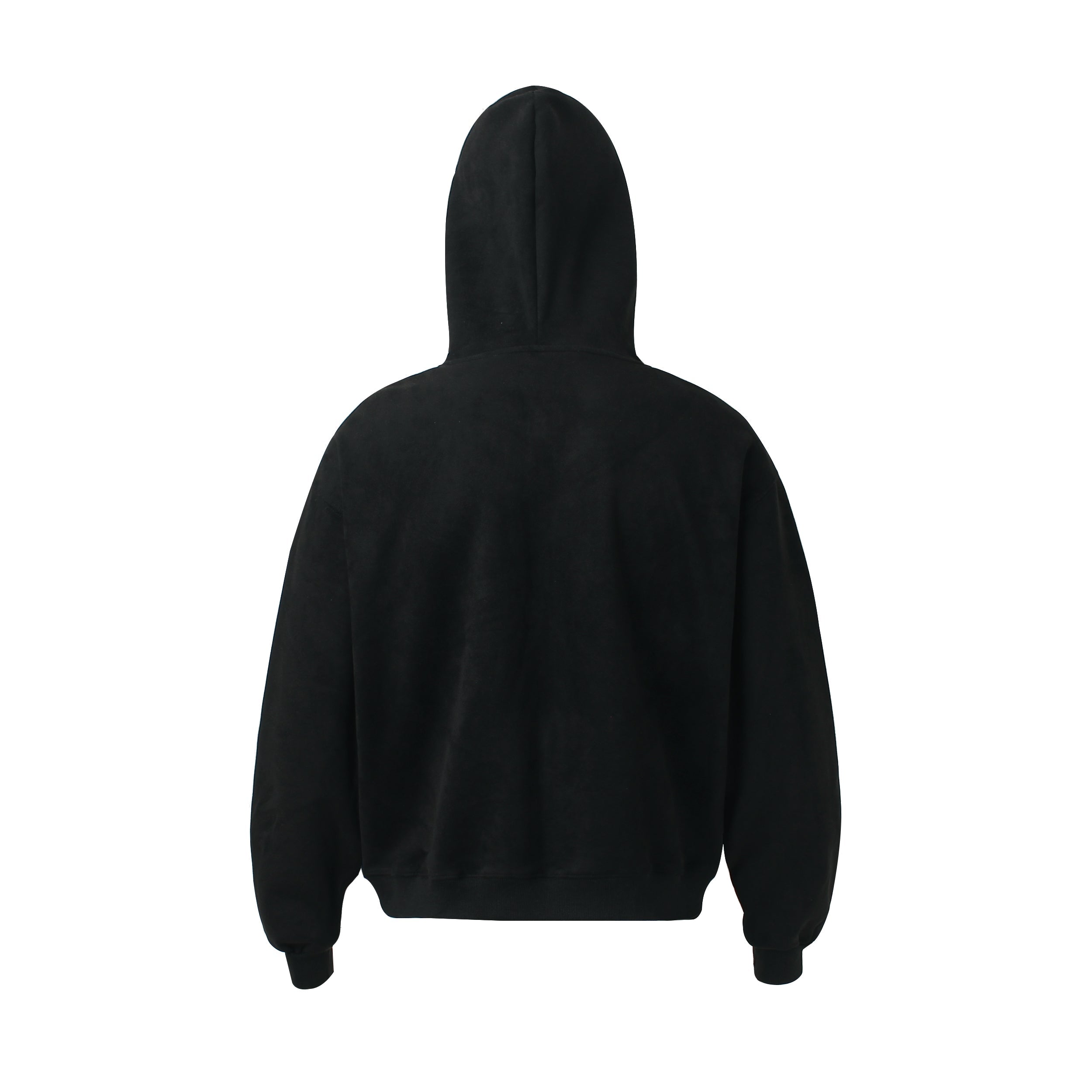 Omirad Suede Graphic Zip Hoodie