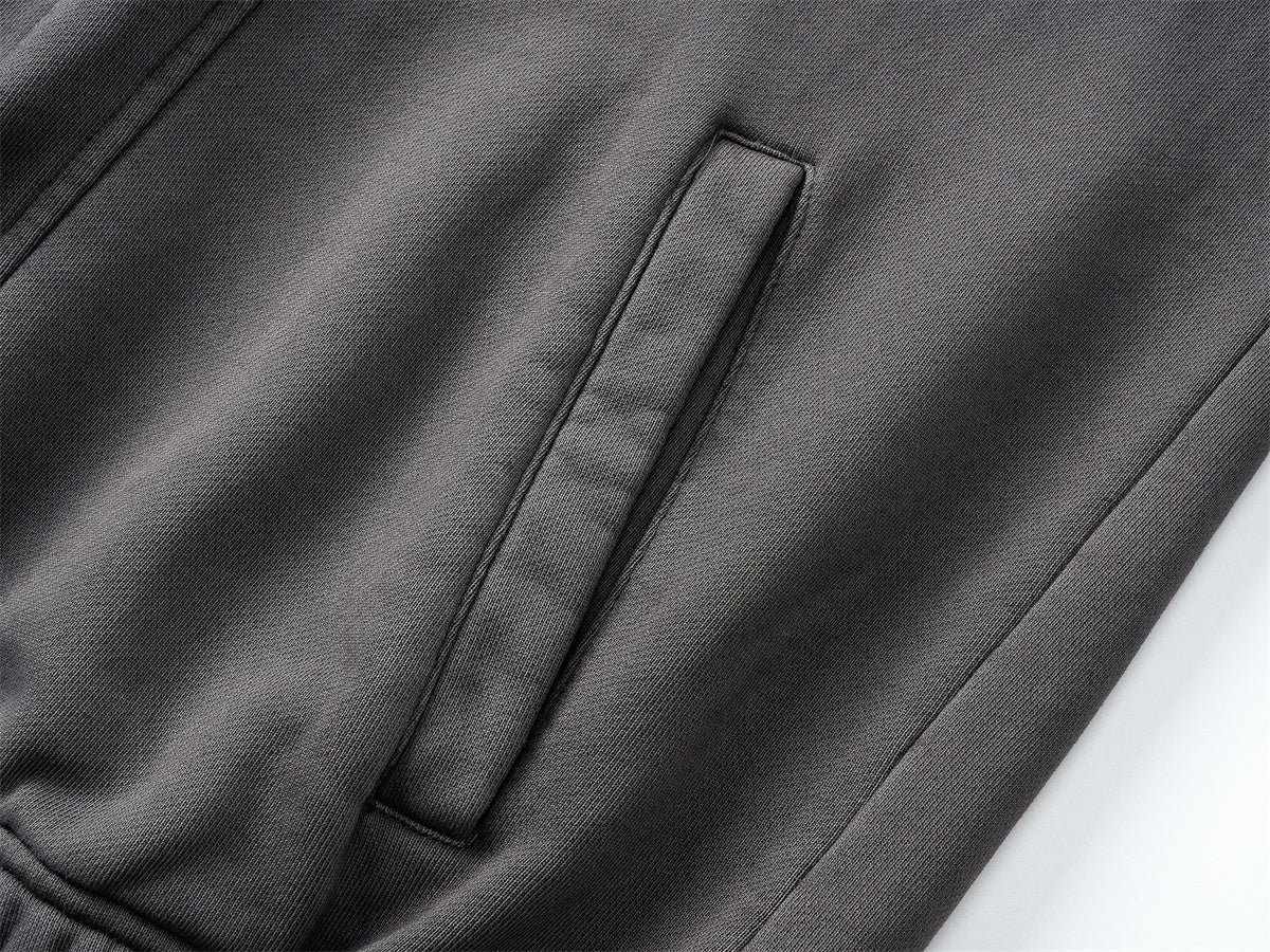 Omirad Curved-Seam Full-Zip Hoodie