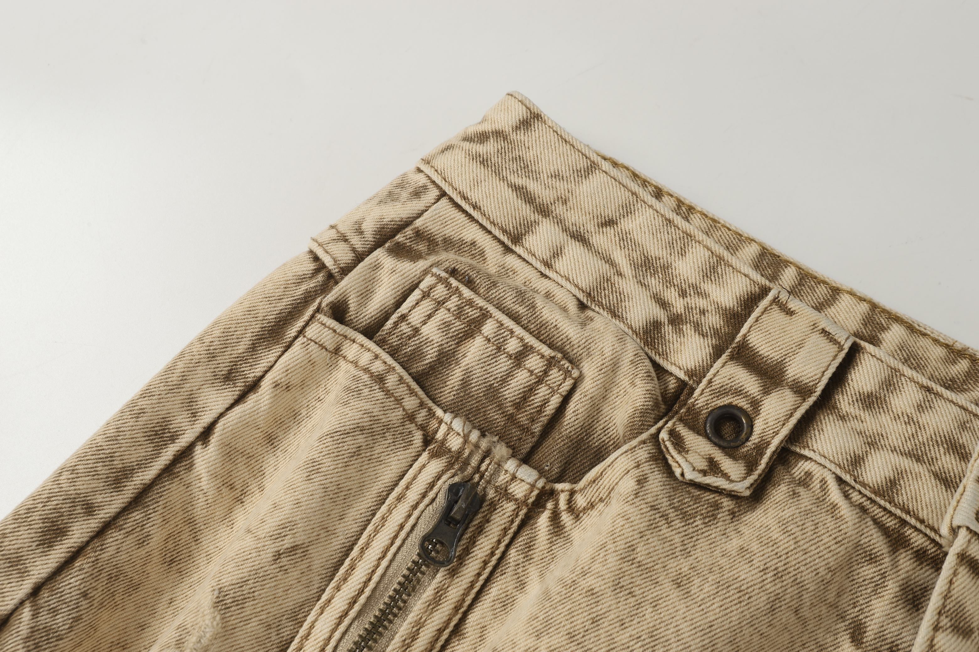 Omirad “Vintage Distressed Panel Jeans”