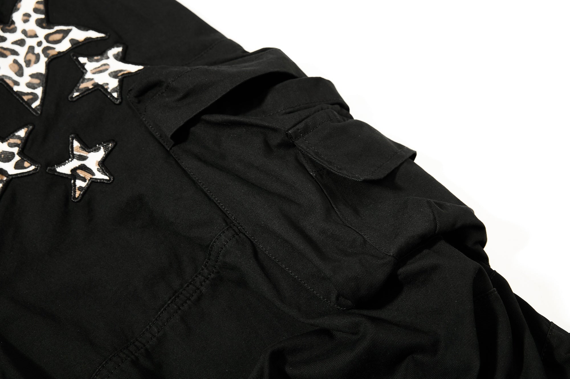 Omirad Leopard Star Multi-Pocket Cargo Pants