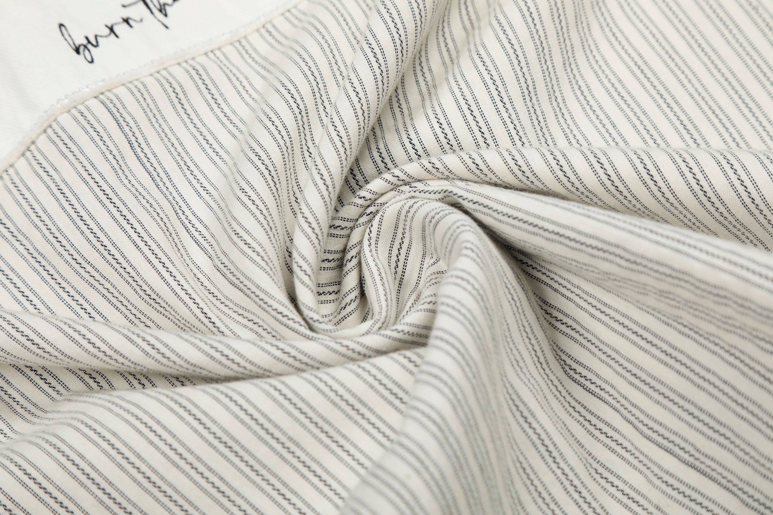 Omirad “Pinstripe Patch Graphic Shirt”