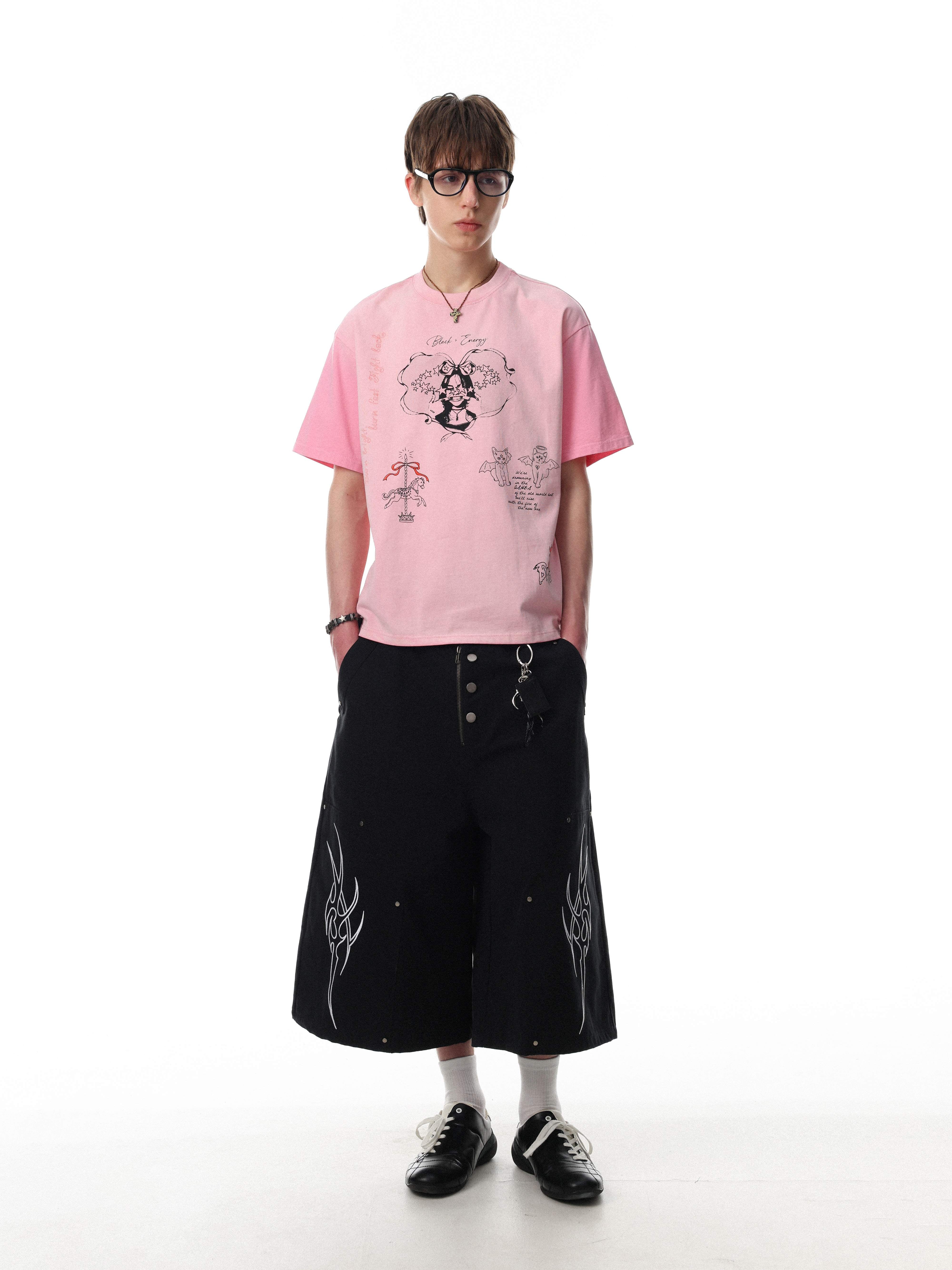 Omirad “Cute Sketch Graphic Tee”