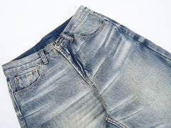 Omirad Vintage Washed Wide-Leg Jeans