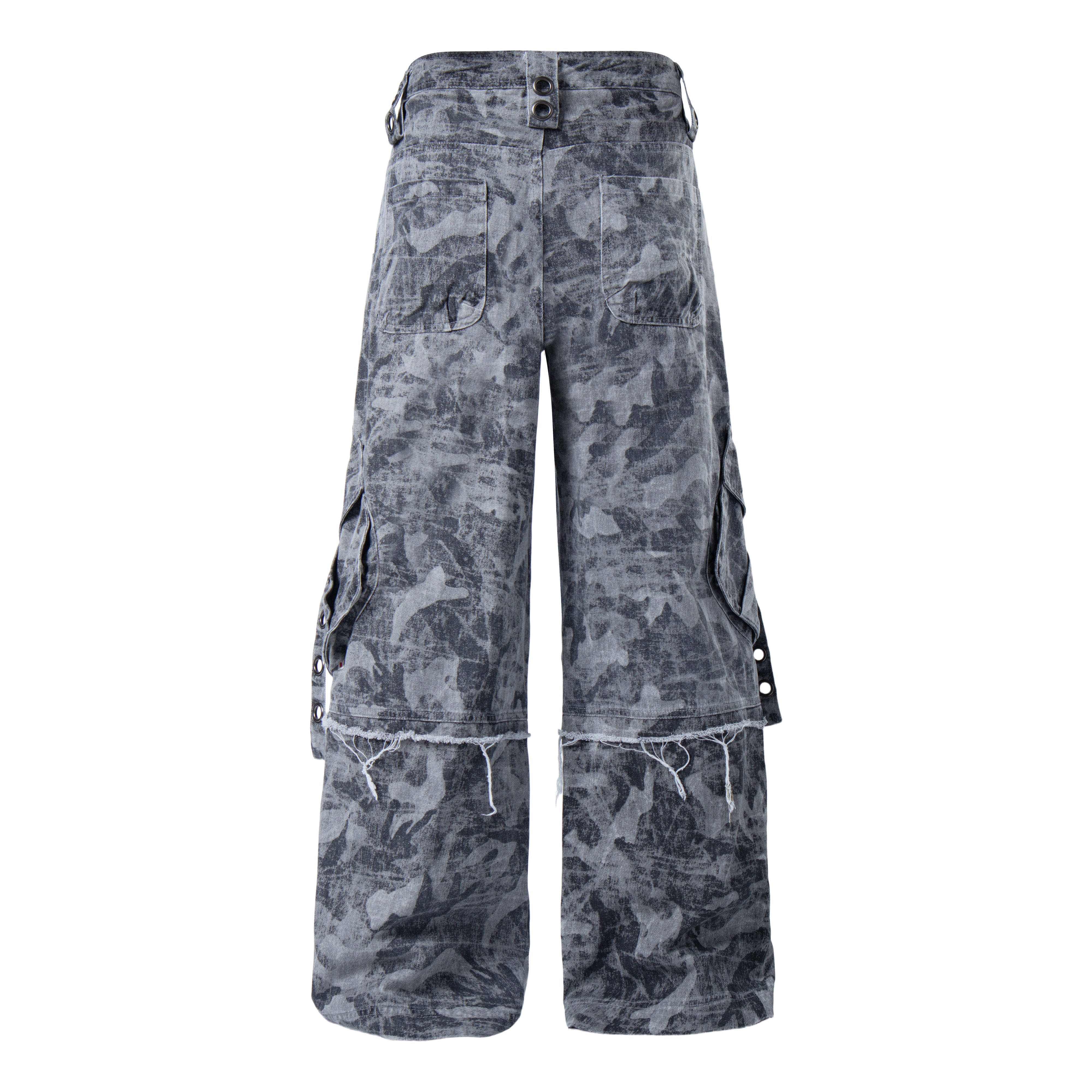 Omirad Distressed Multi-Pocket Cargo Pants