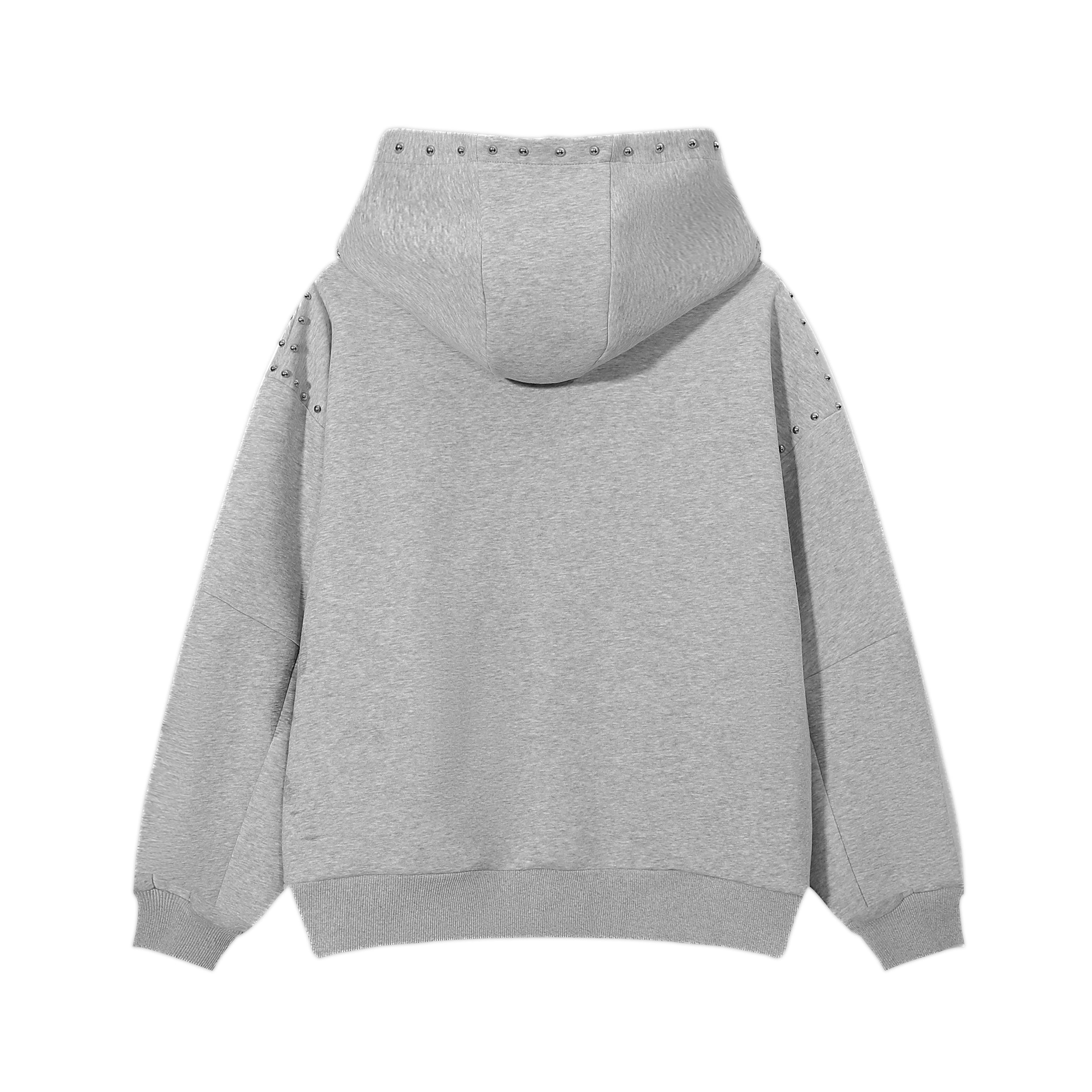 Omirad Studded Arc Zip Hoodie*