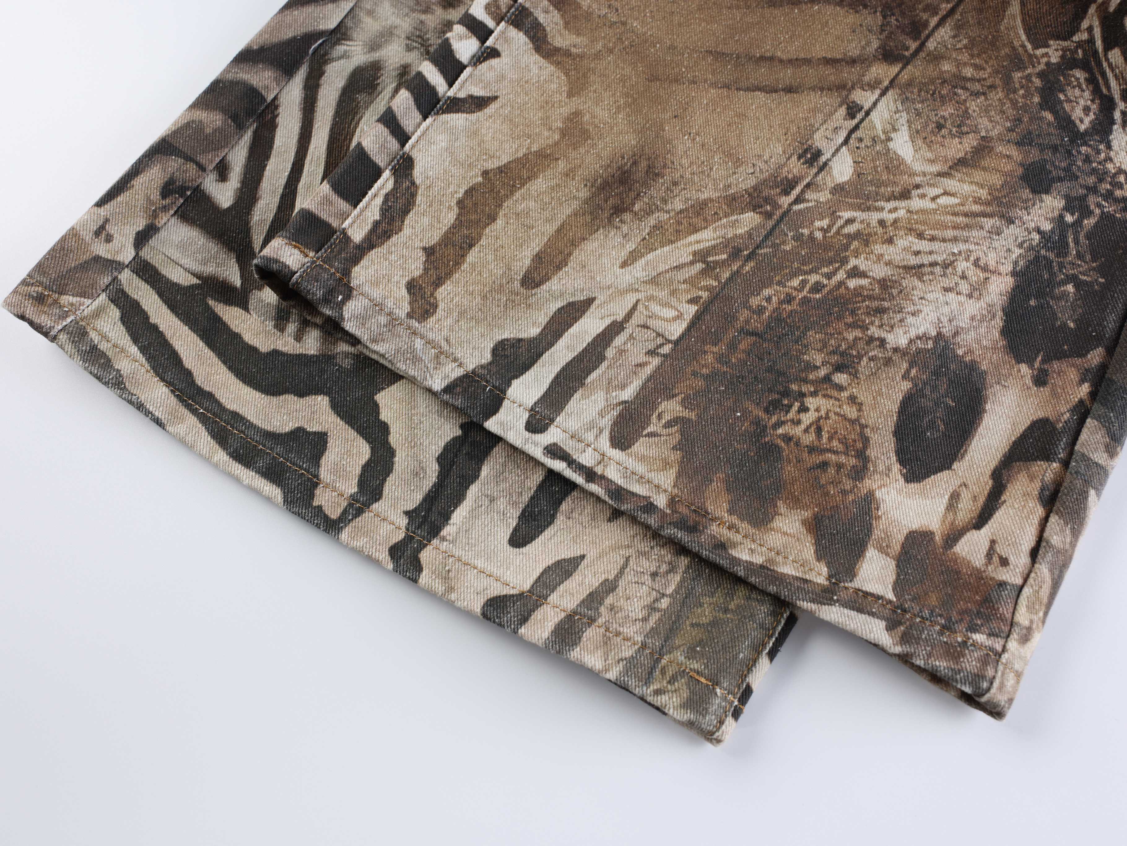 Omirad “Savage Pattern Balloon Jeans”