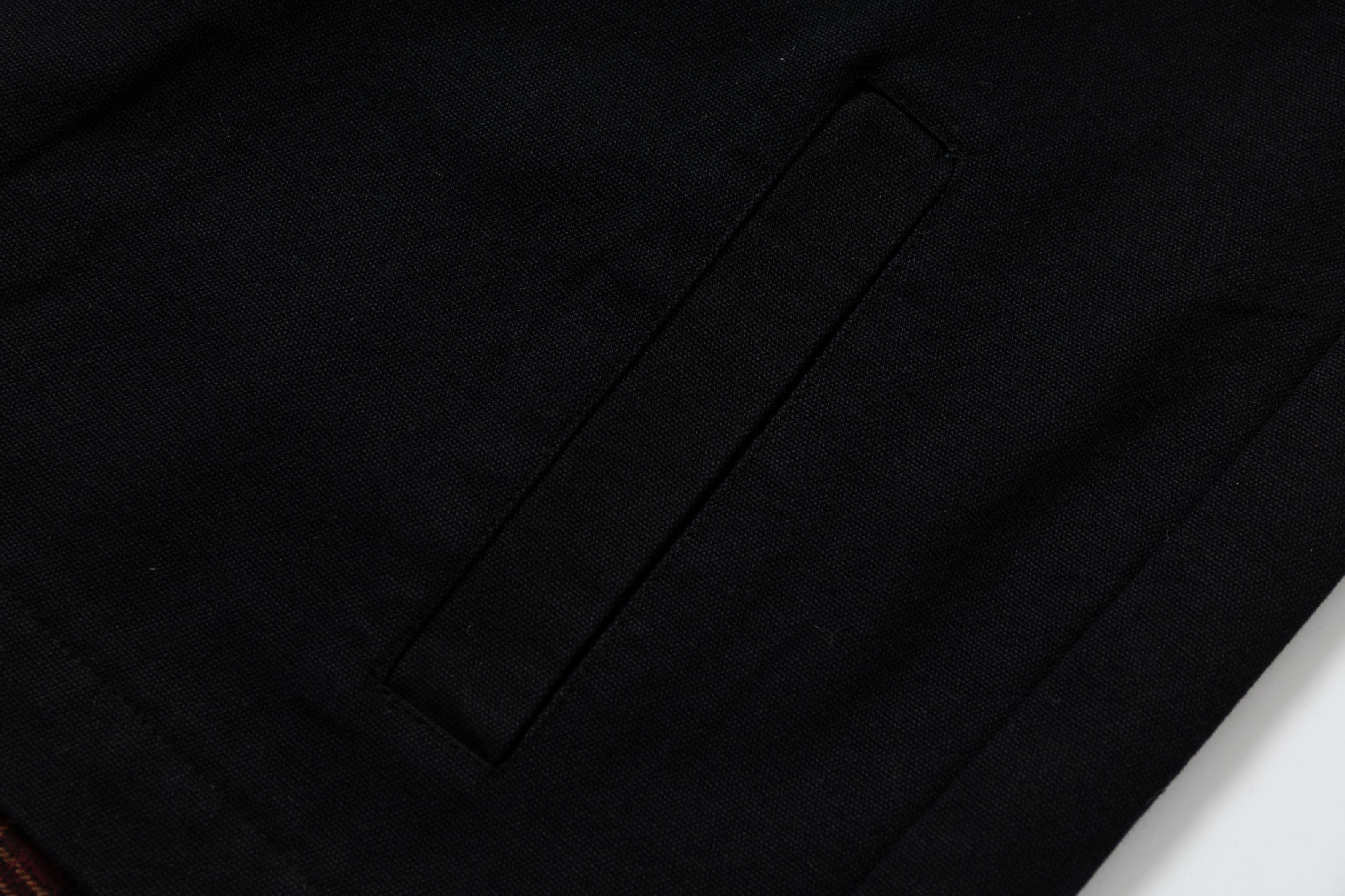 Omirad Plaid-Lined Zip Hoodie