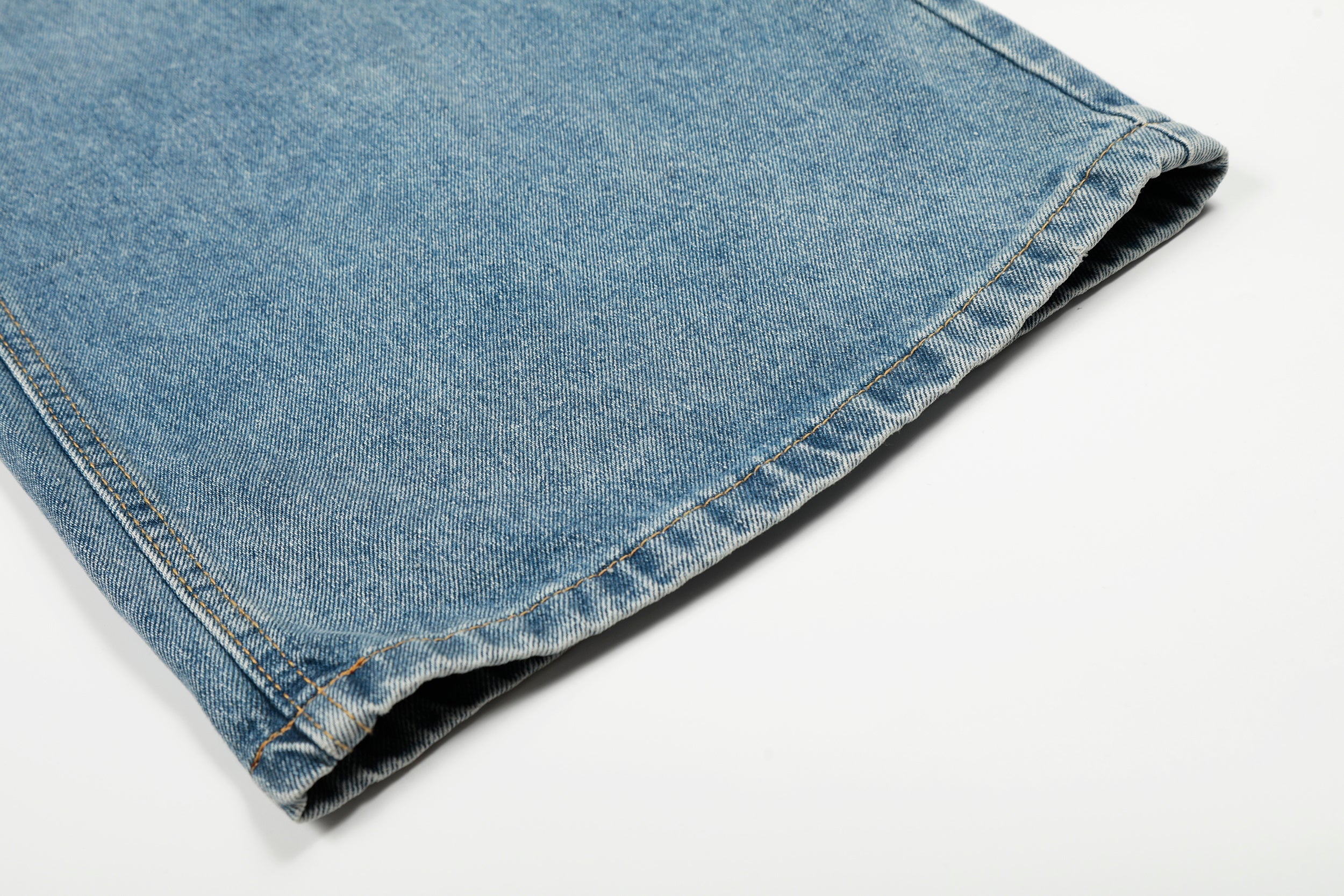 Omirad Asymmetric Waist Wide-Leg Denim Pants