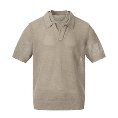 Omirad “Open Knit Polo Tee”