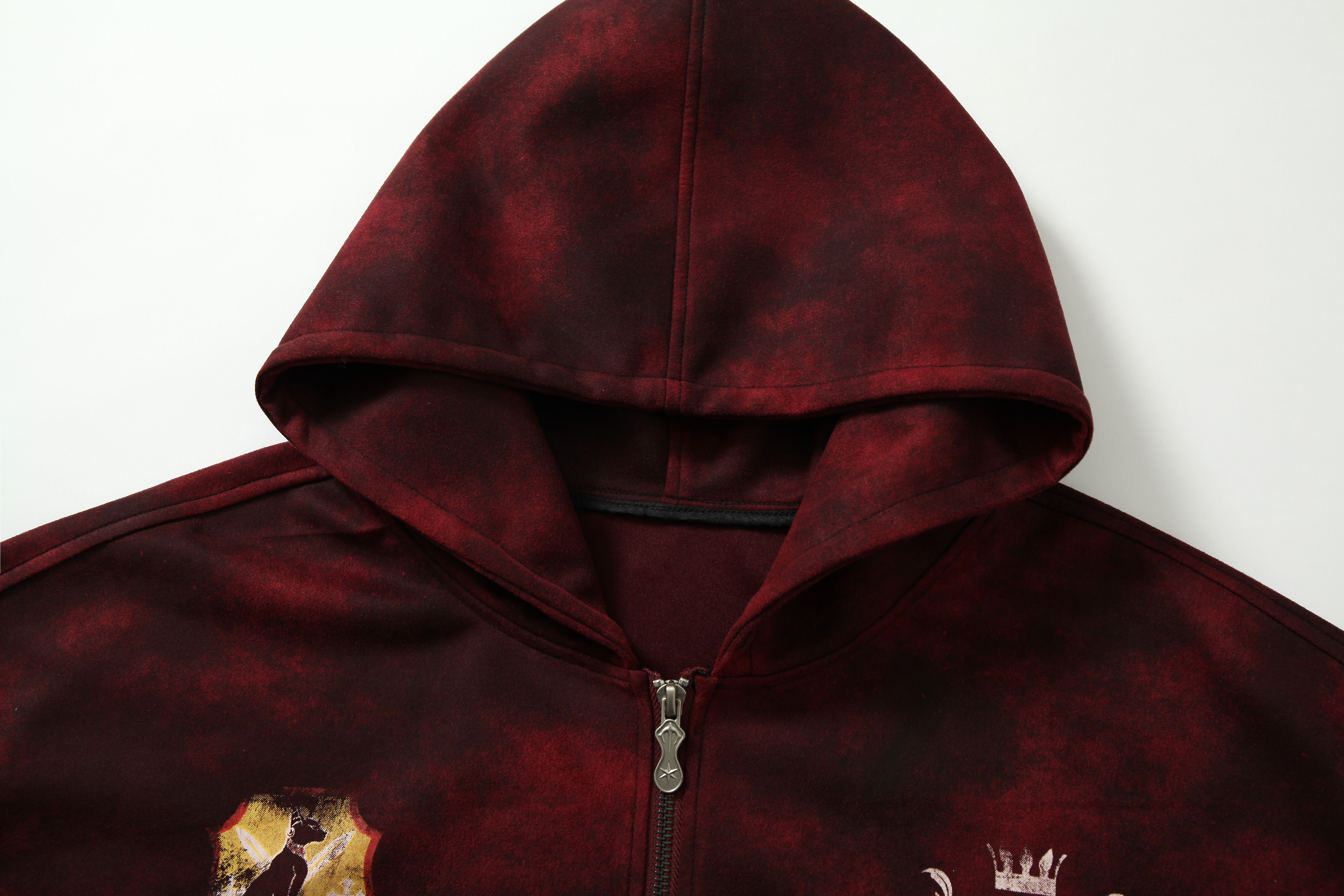 Omirad Burnout Effect Zip Hoodie
