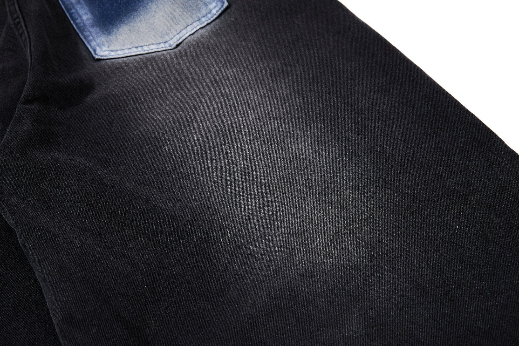 Omirad Graphic Panel Wide-Leg Denim Jeans