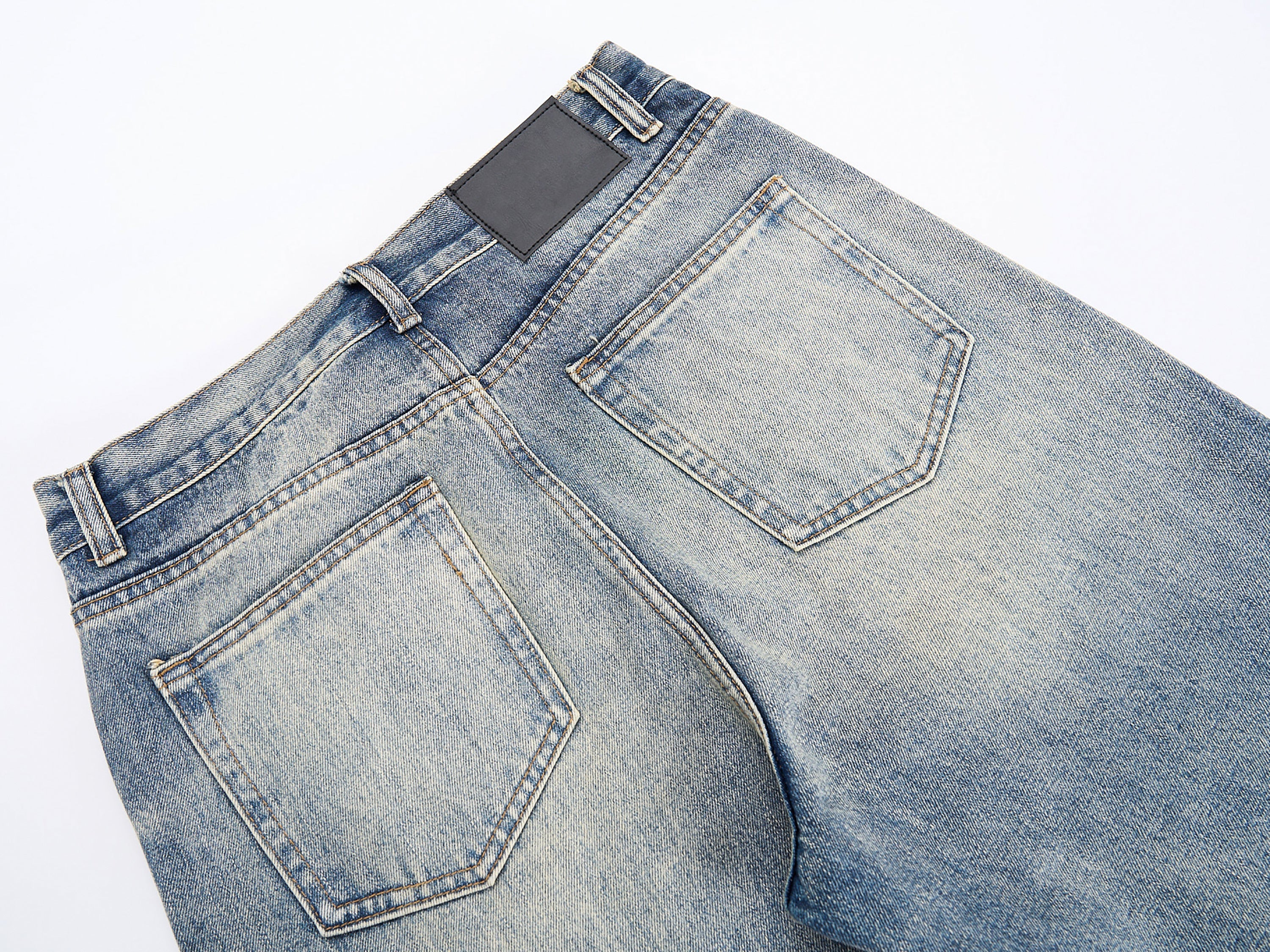 Omirad Vintage Washed Wide-Leg Jeans