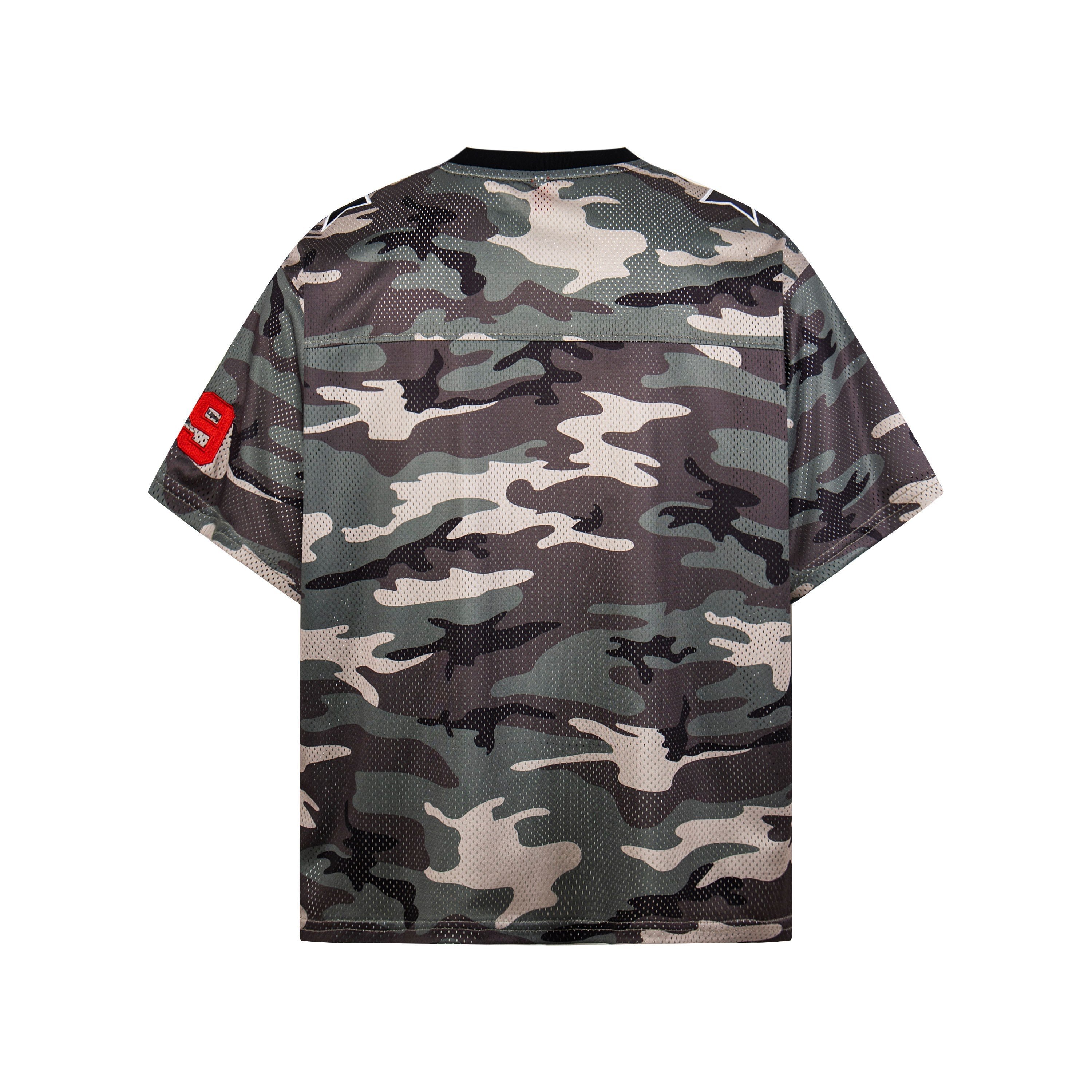 Omirad Camo Mesh Football Tee