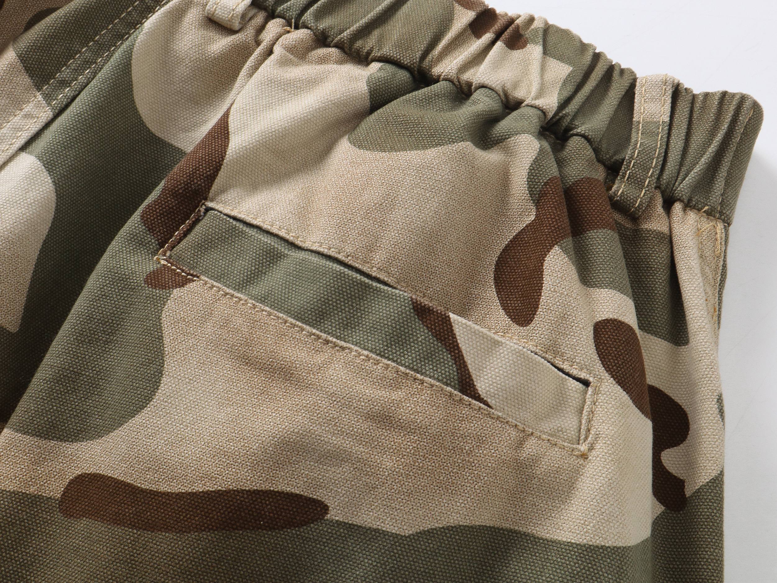 Omirad “Urban Camo Wide-Leg Pants”