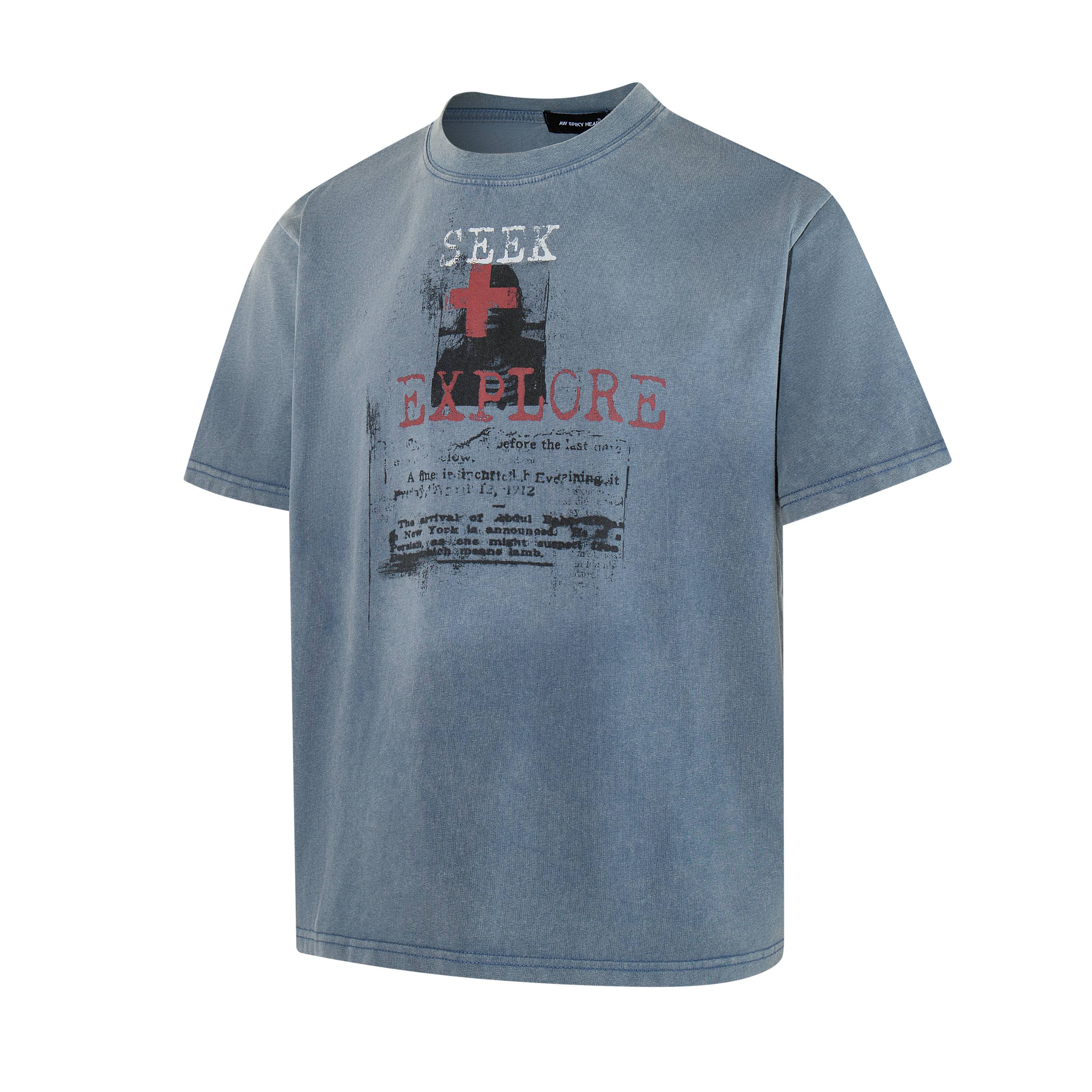 Omirad “Seek & Explore Washed Graphic Tee”