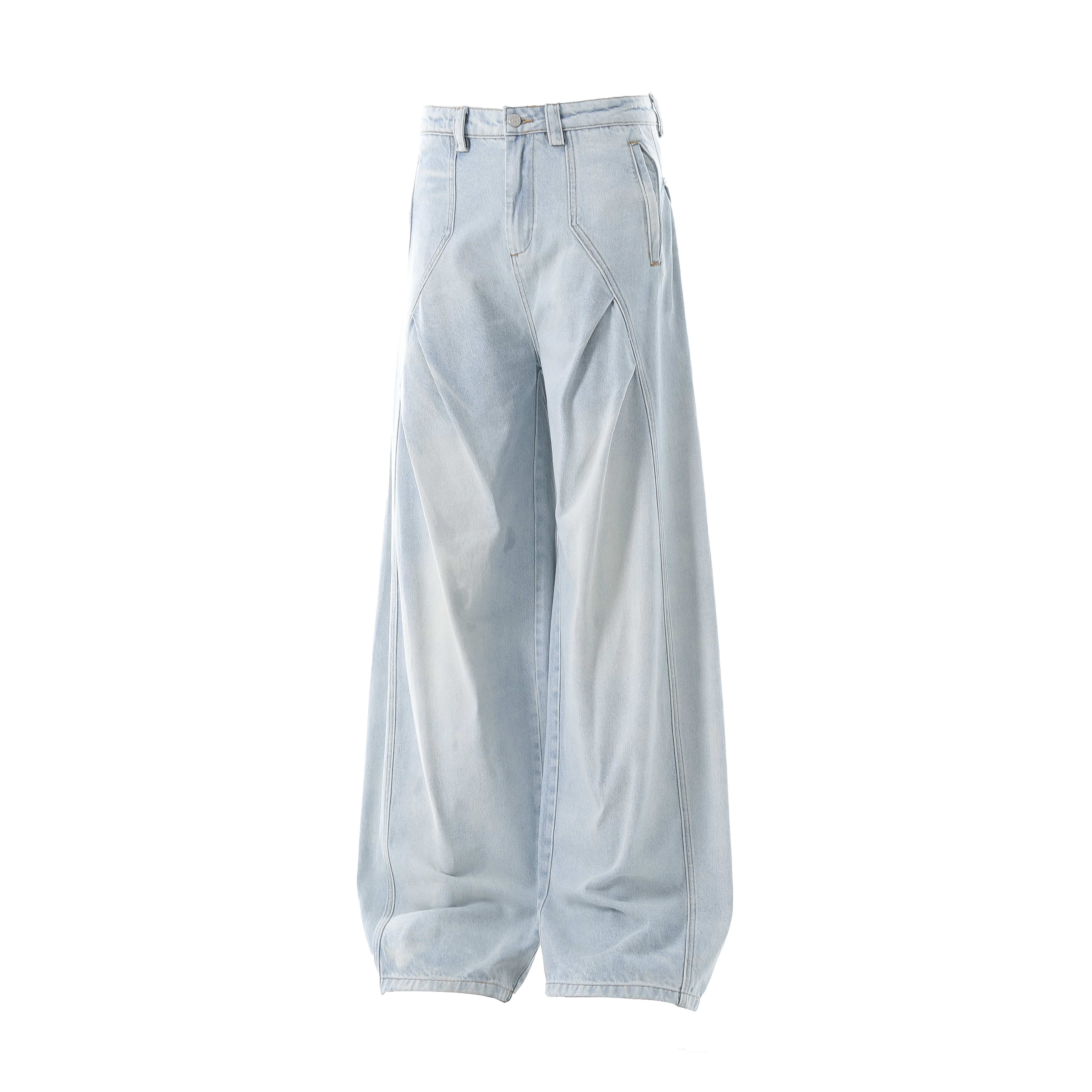 Omirad “Ice Fade Panel Denim”