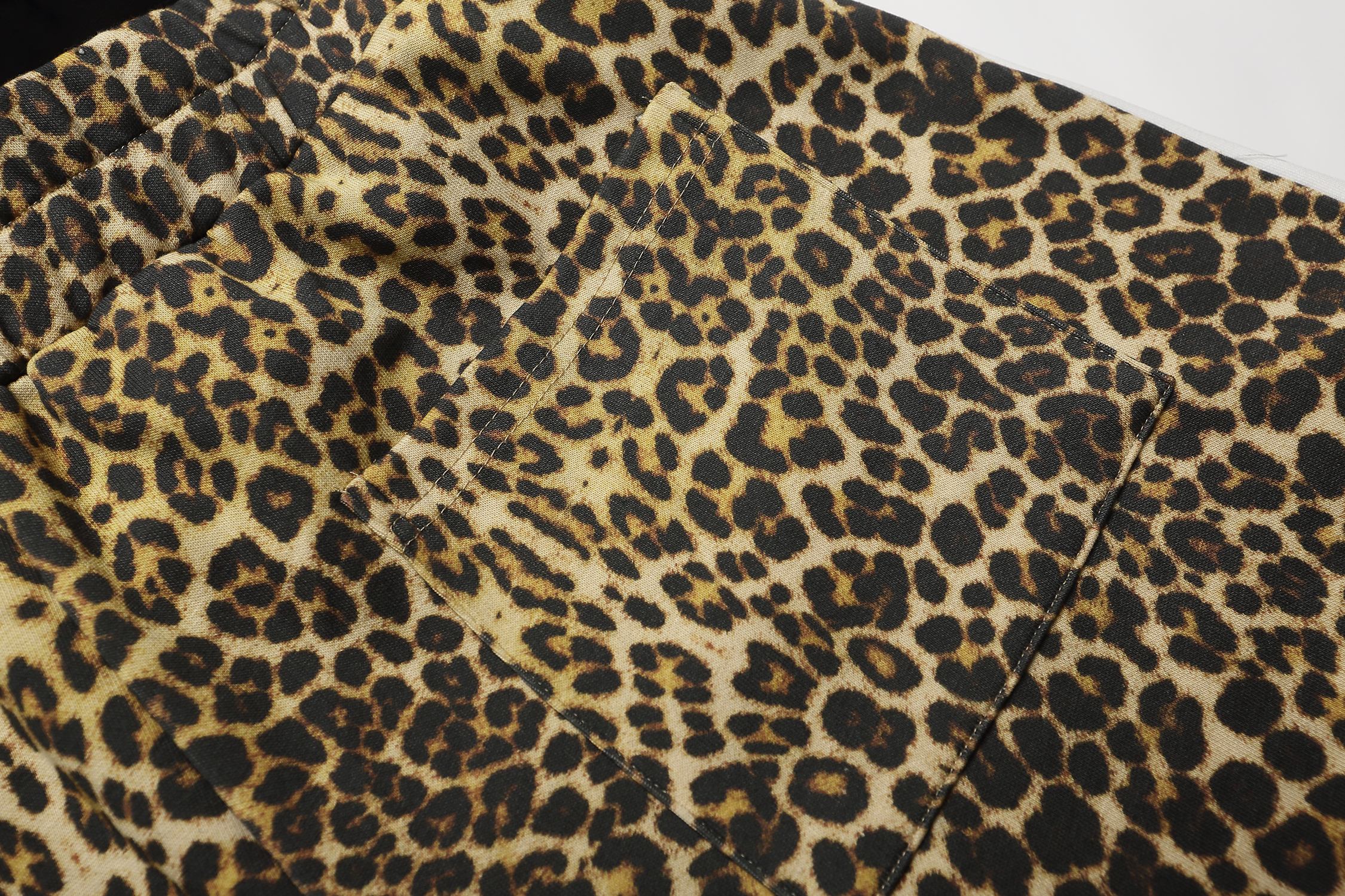 Omirad Leopard Waist Sport Shorts