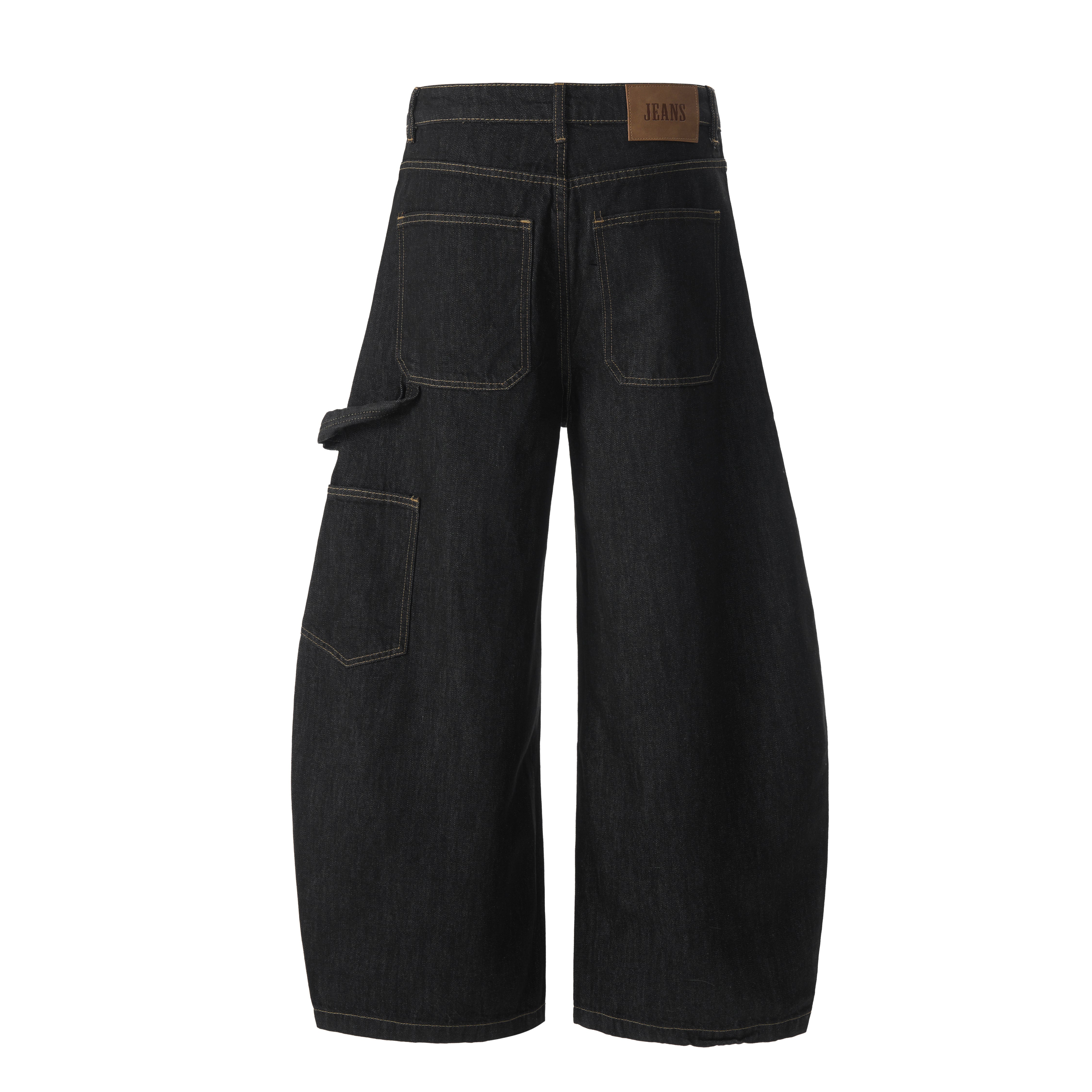 Omirad Utility Wide-Leg Denim Pants